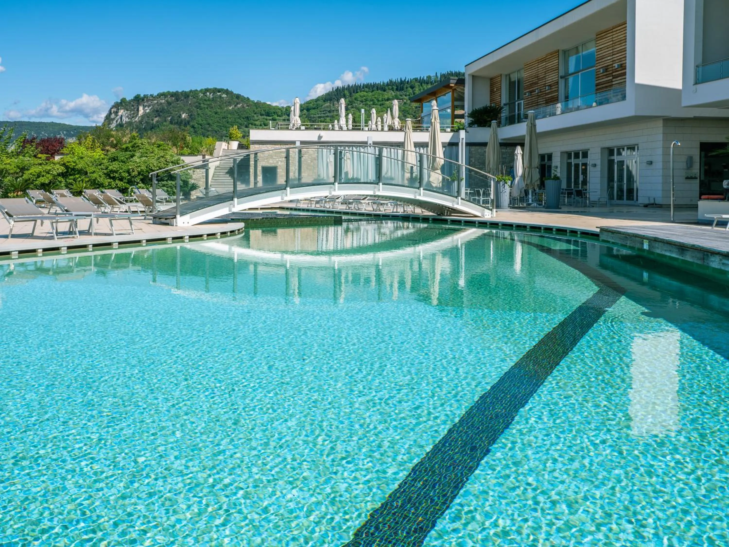 Swimming pool in Parc Hotel Germano Suites & Apartments