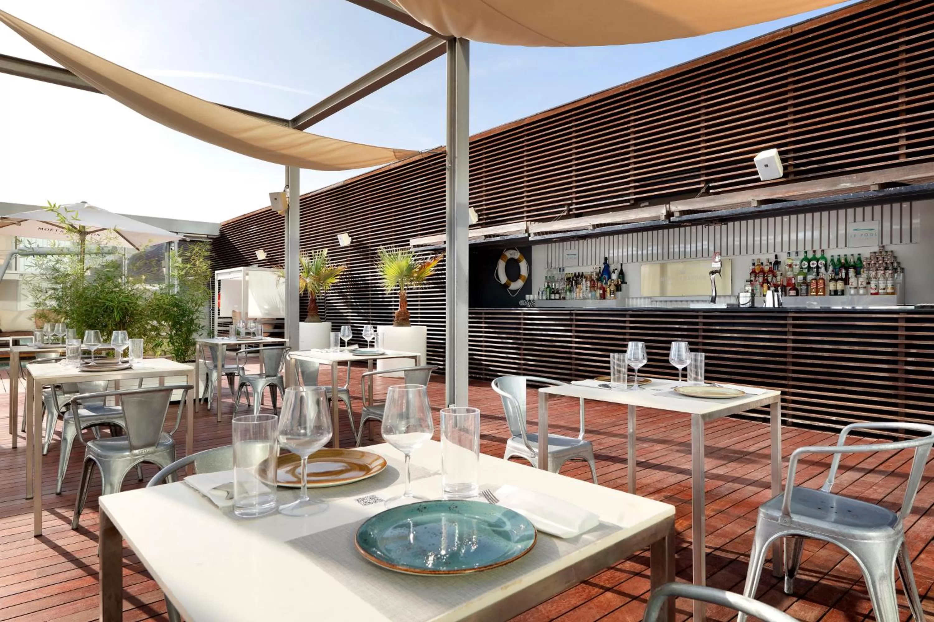 Balcony/Terrace in Melia Barcelona Sky 4* Sup