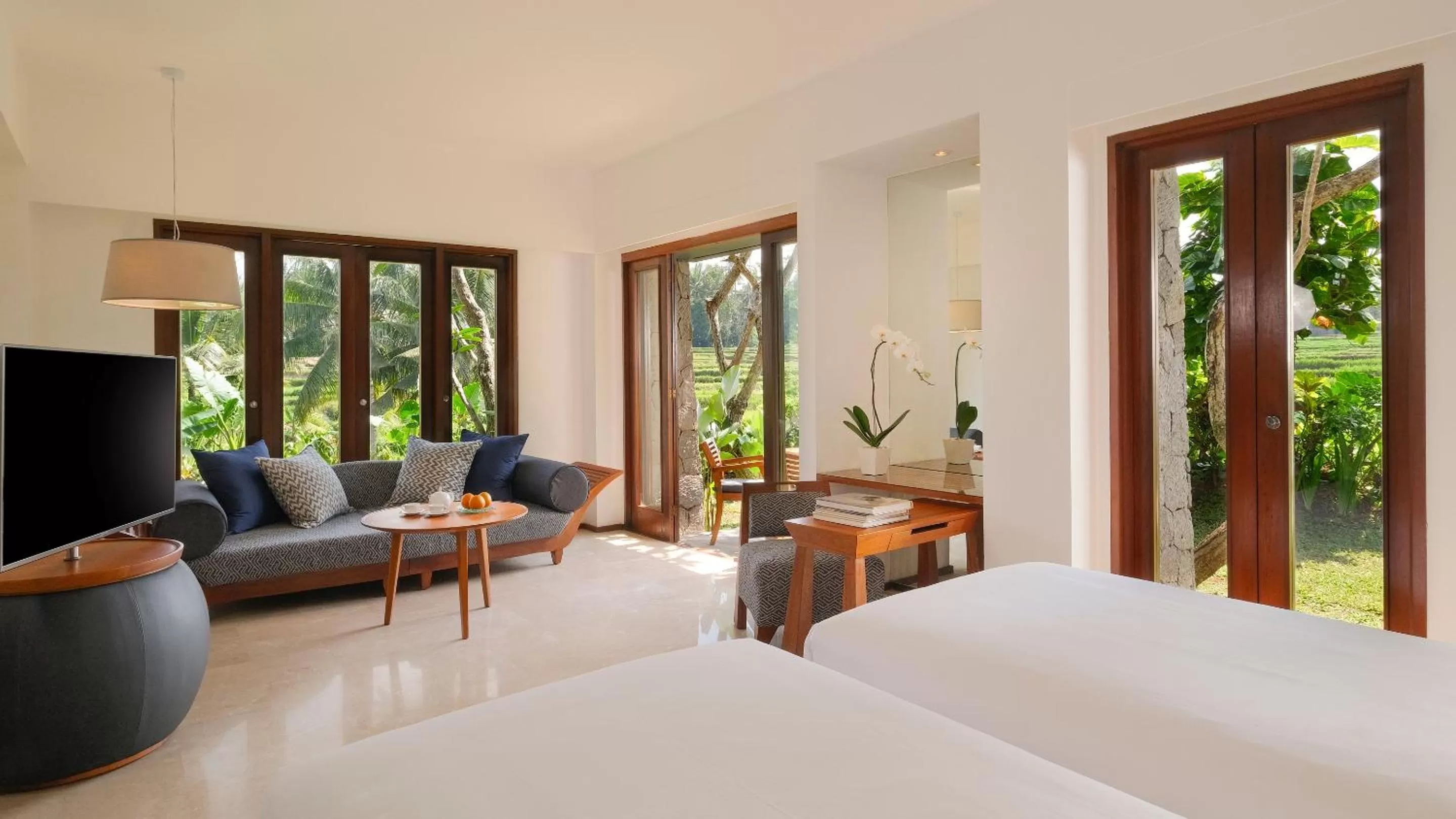 Impressive Forest Corner Suite with Butler Service  - Twin Bed in Maya Ubud Resort & Spa