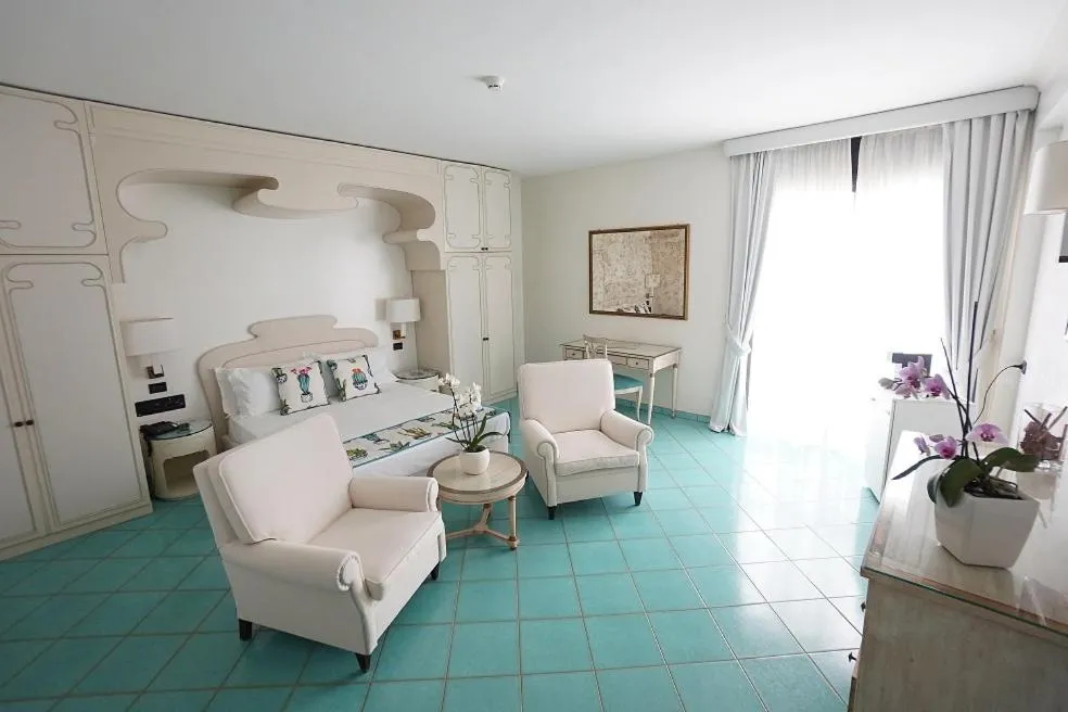 Bedroom, Bed in Grand Hotel Terme