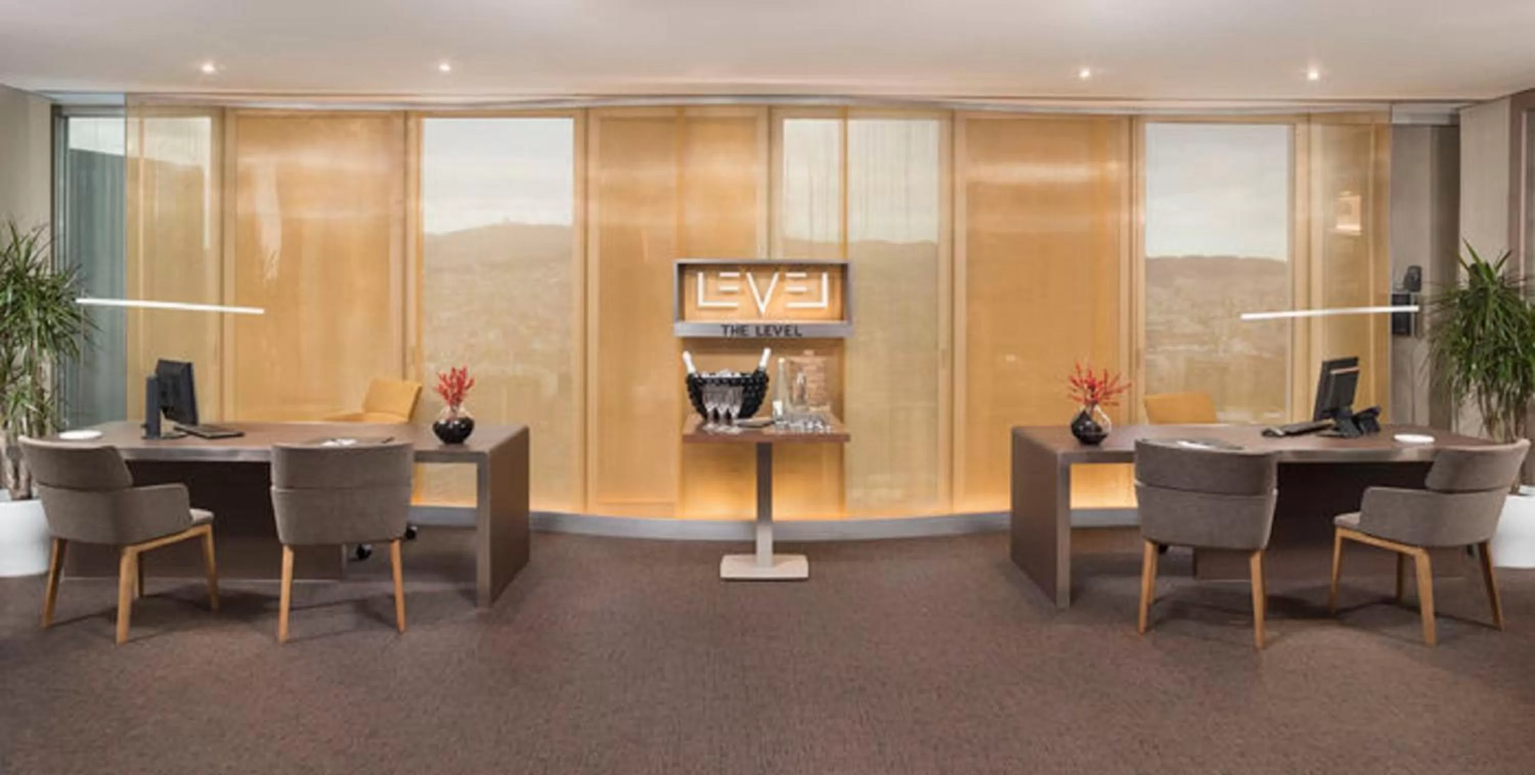 Lobby or reception in Melia Barcelona Sky 4* Sup