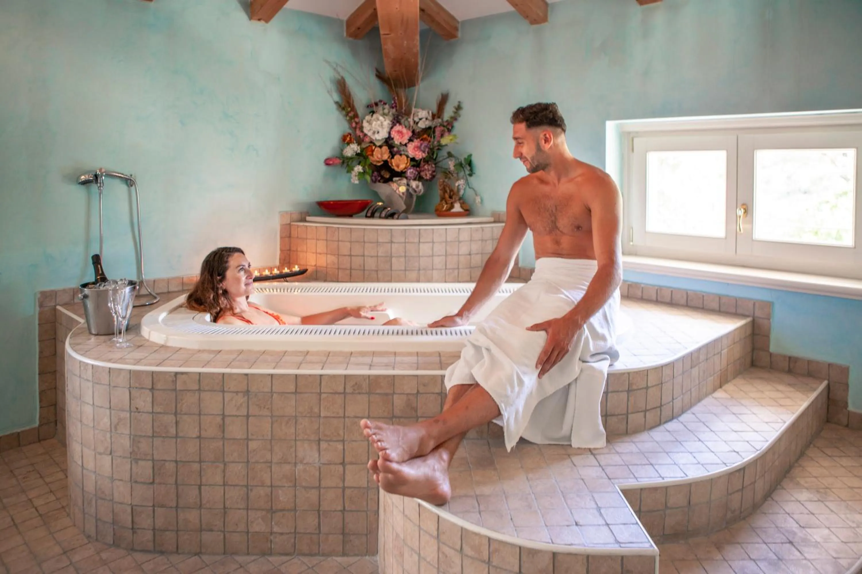 Hot Tub in Hotel Olivo