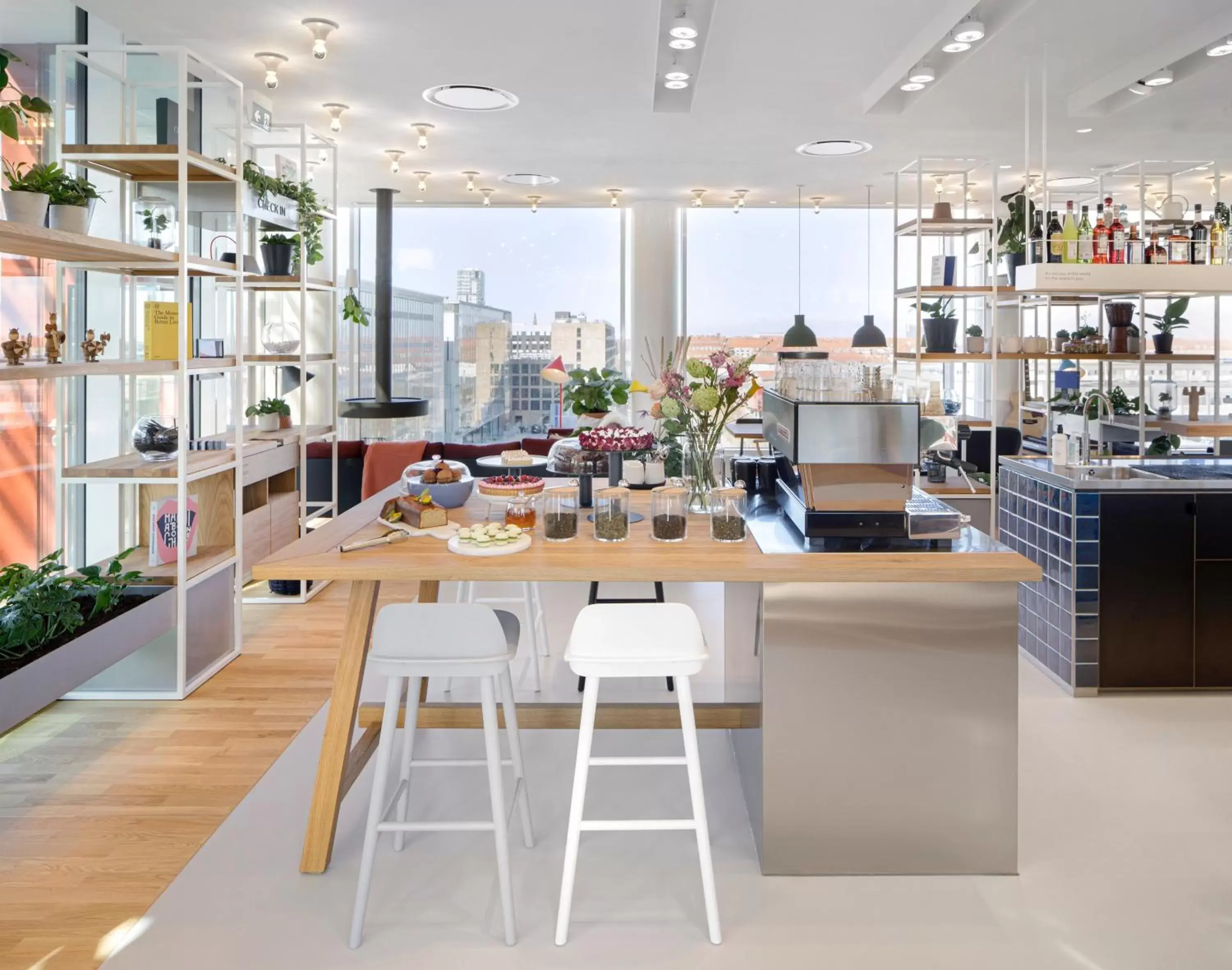 Lobby or reception in Zoku Copenhagen Lobby or reception in Zoku Copenhagen