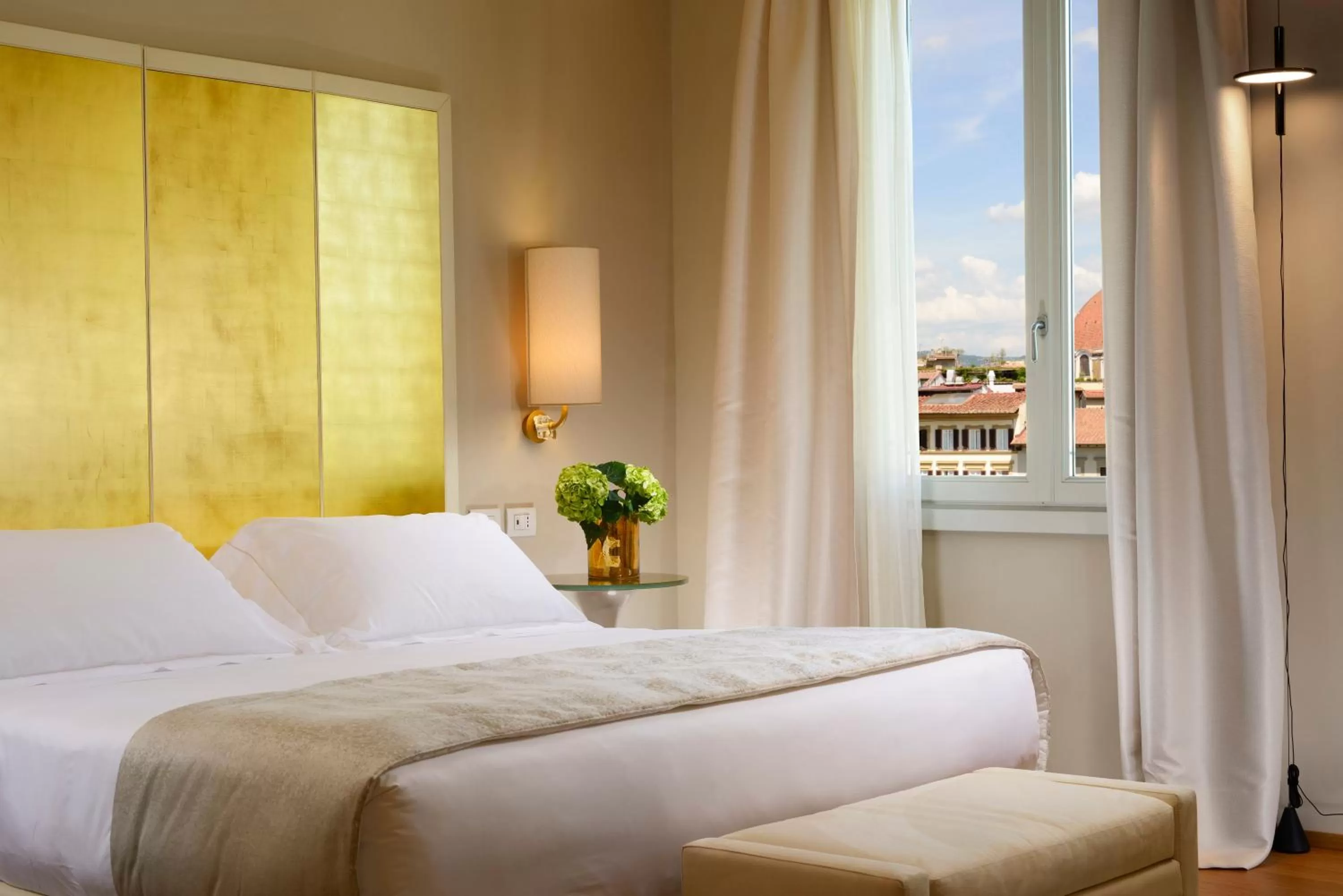 Decorative detail, Bed in Grand Hotel Minerva