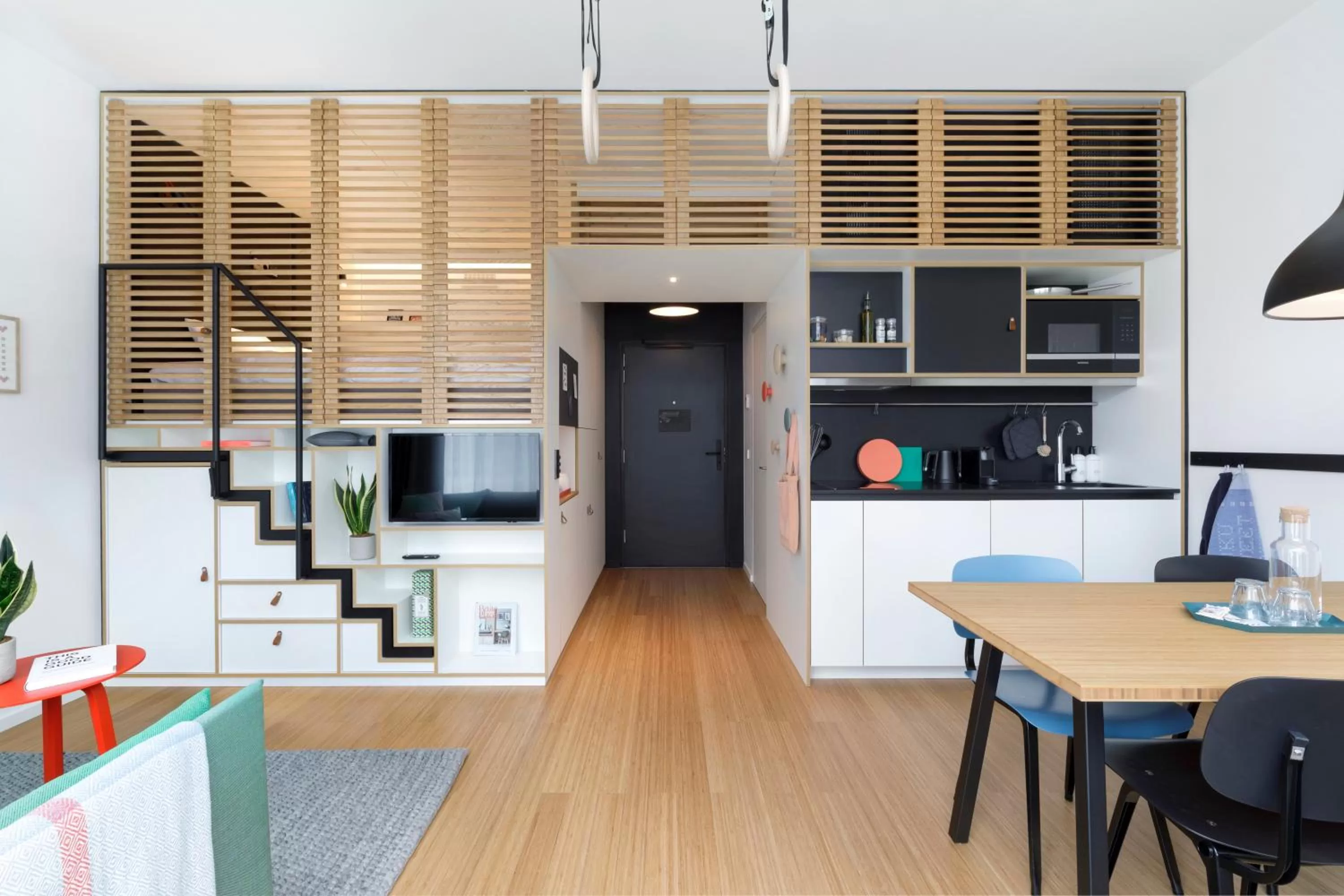 Photo of the whole room in Zoku Copenhagen