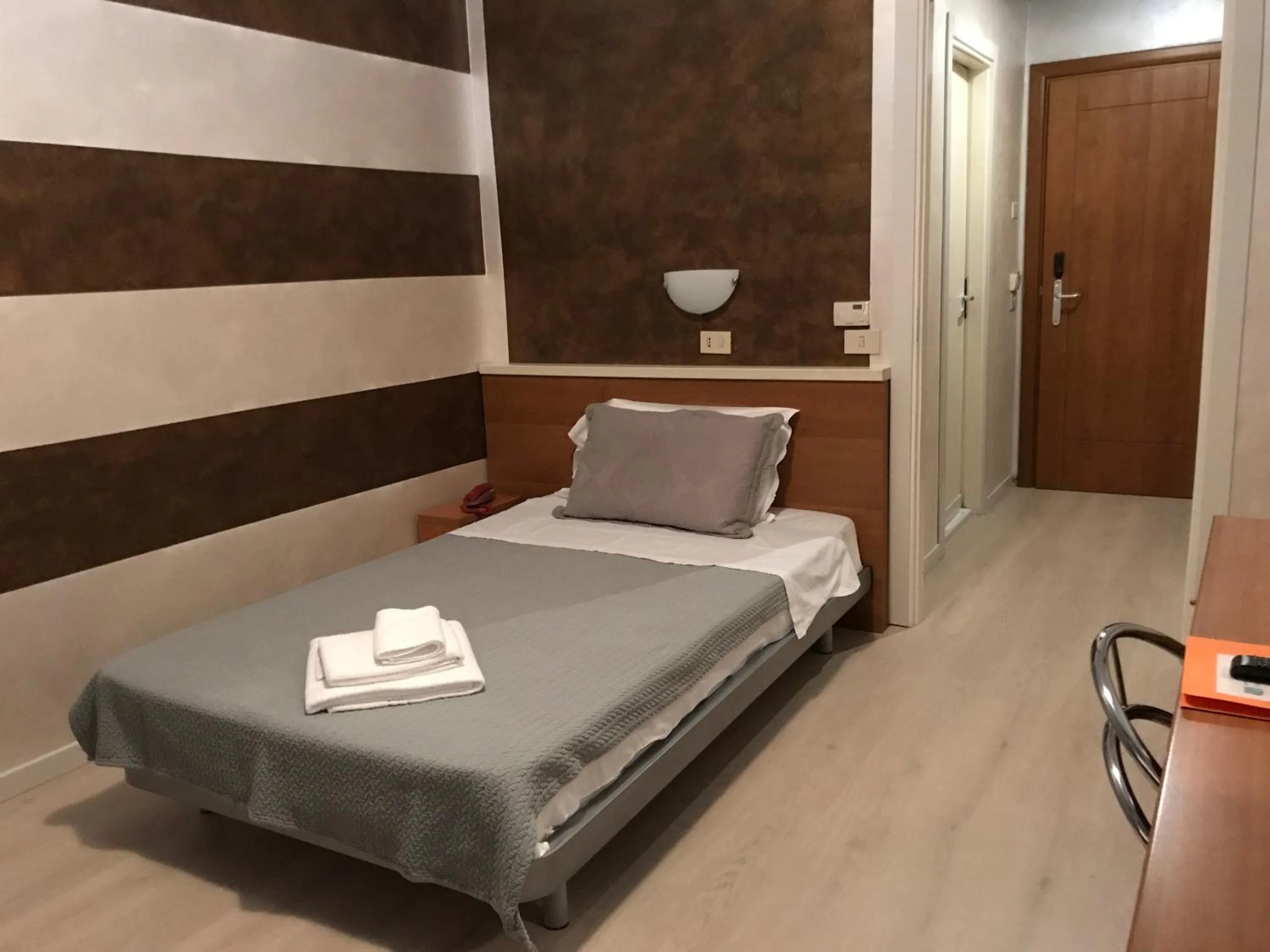 Bed in Hotel Santin