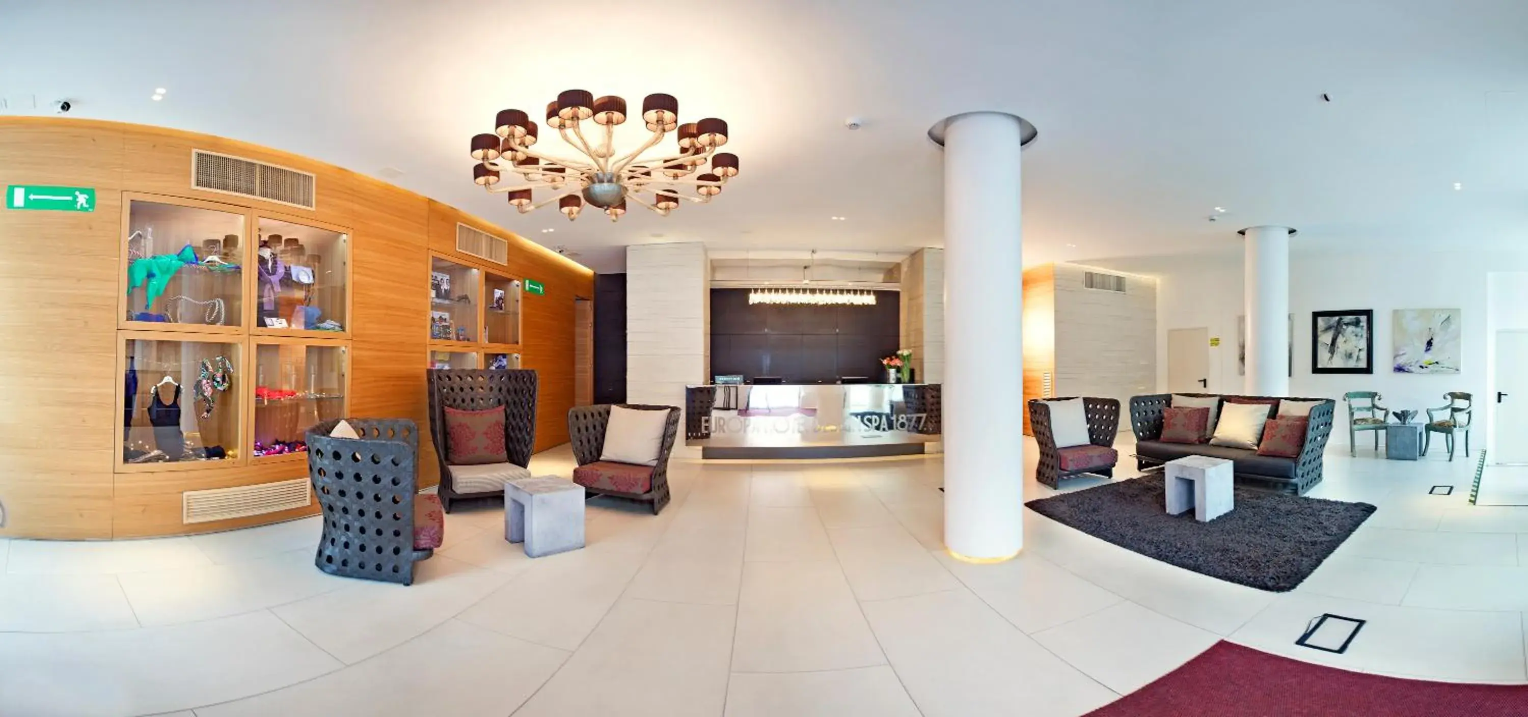 Lobby or reception in Europa Hotel Design Spa 1877 Lobby or reception in Europa Hotel Design Spa 1877