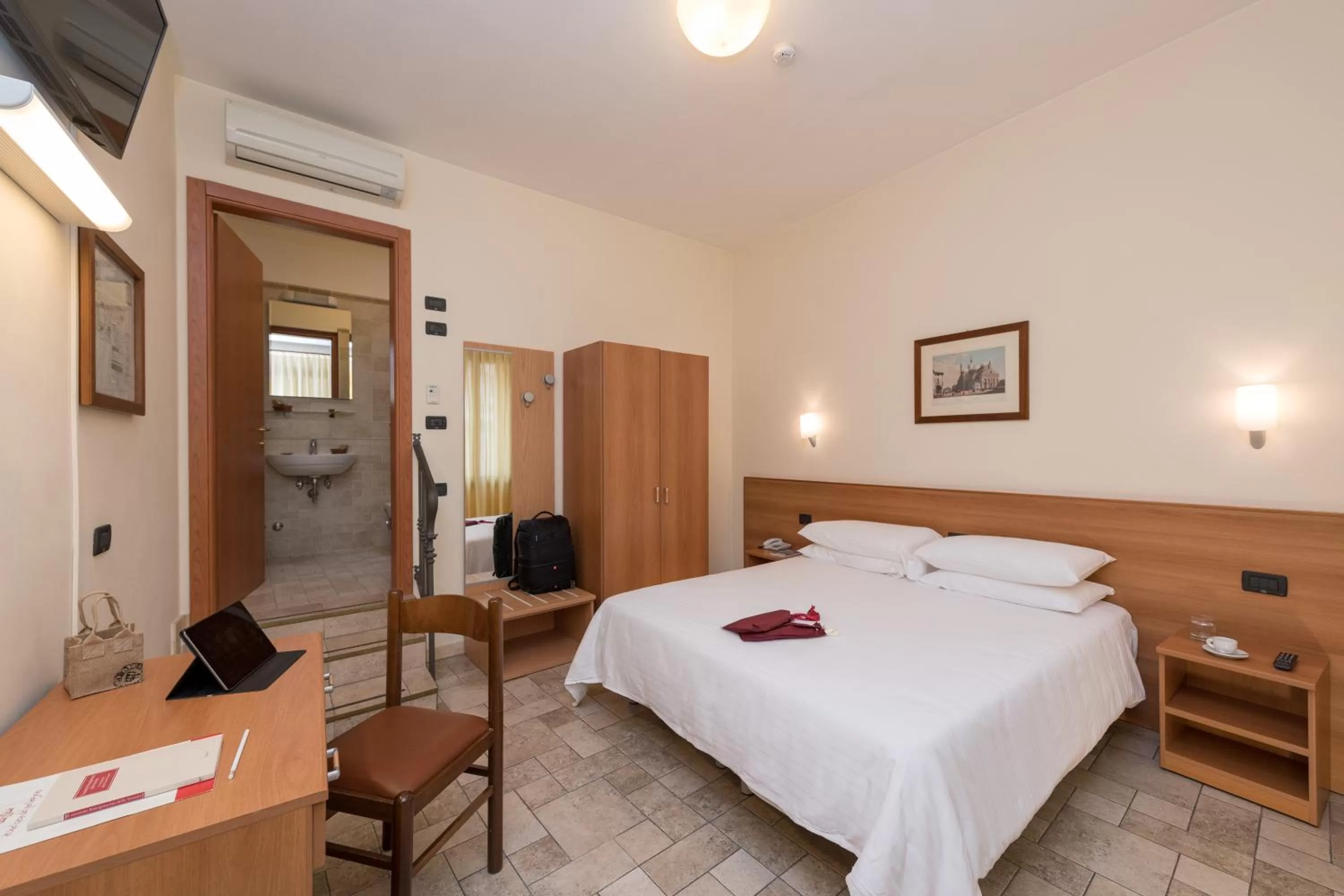Bed in Hotel Casa Del Pellegrino