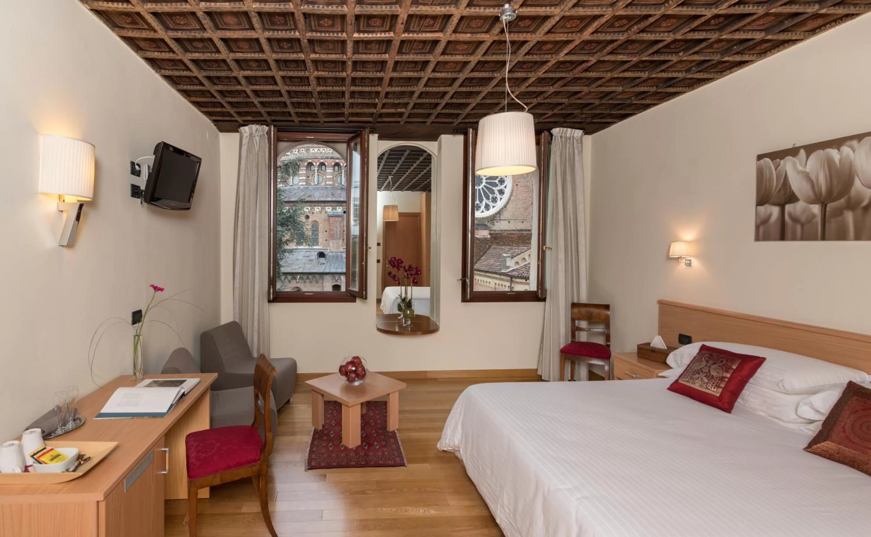 Bedroom, Bed in Hotel Casa Del Pellegrino