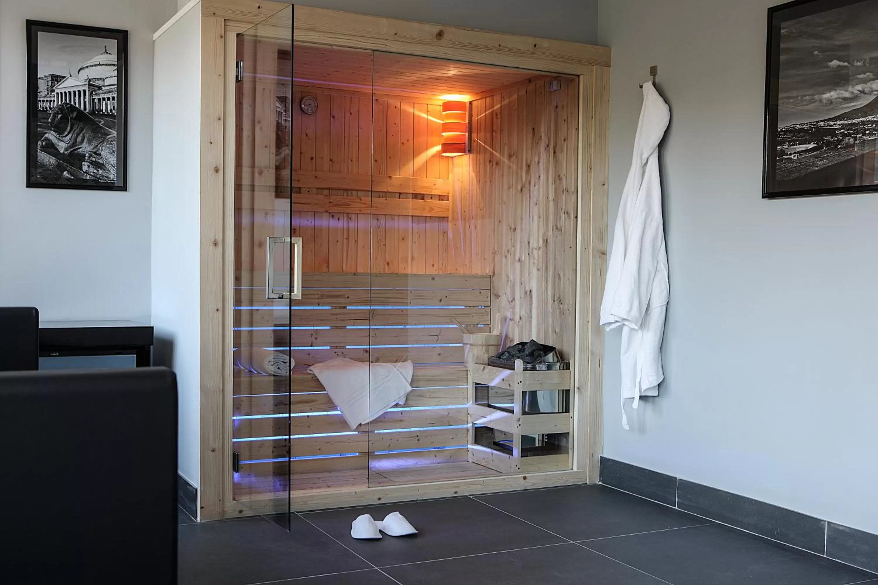 Sauna in Best Western JFK Hotel