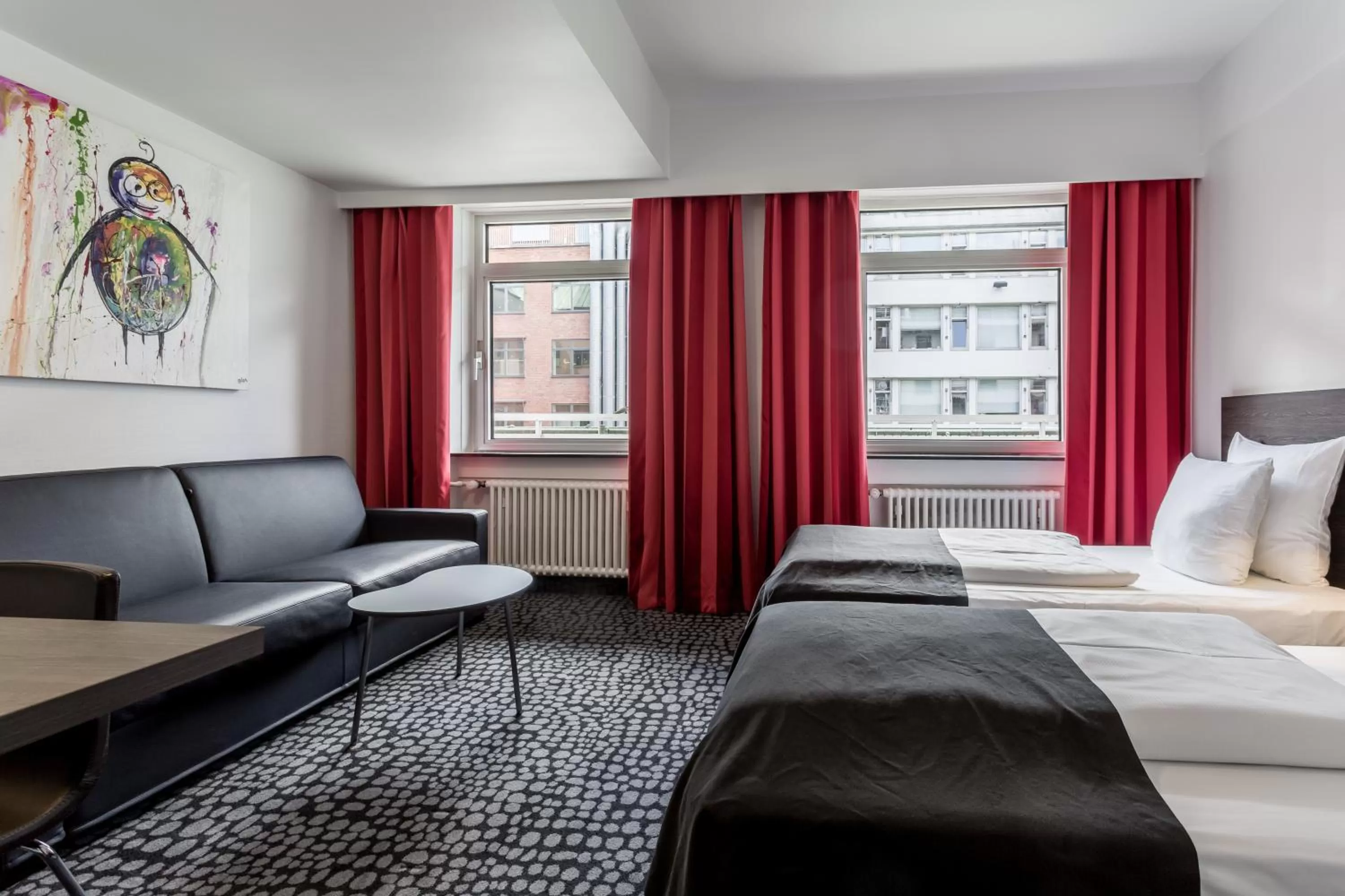 Bed in ProfilHotels Mercur