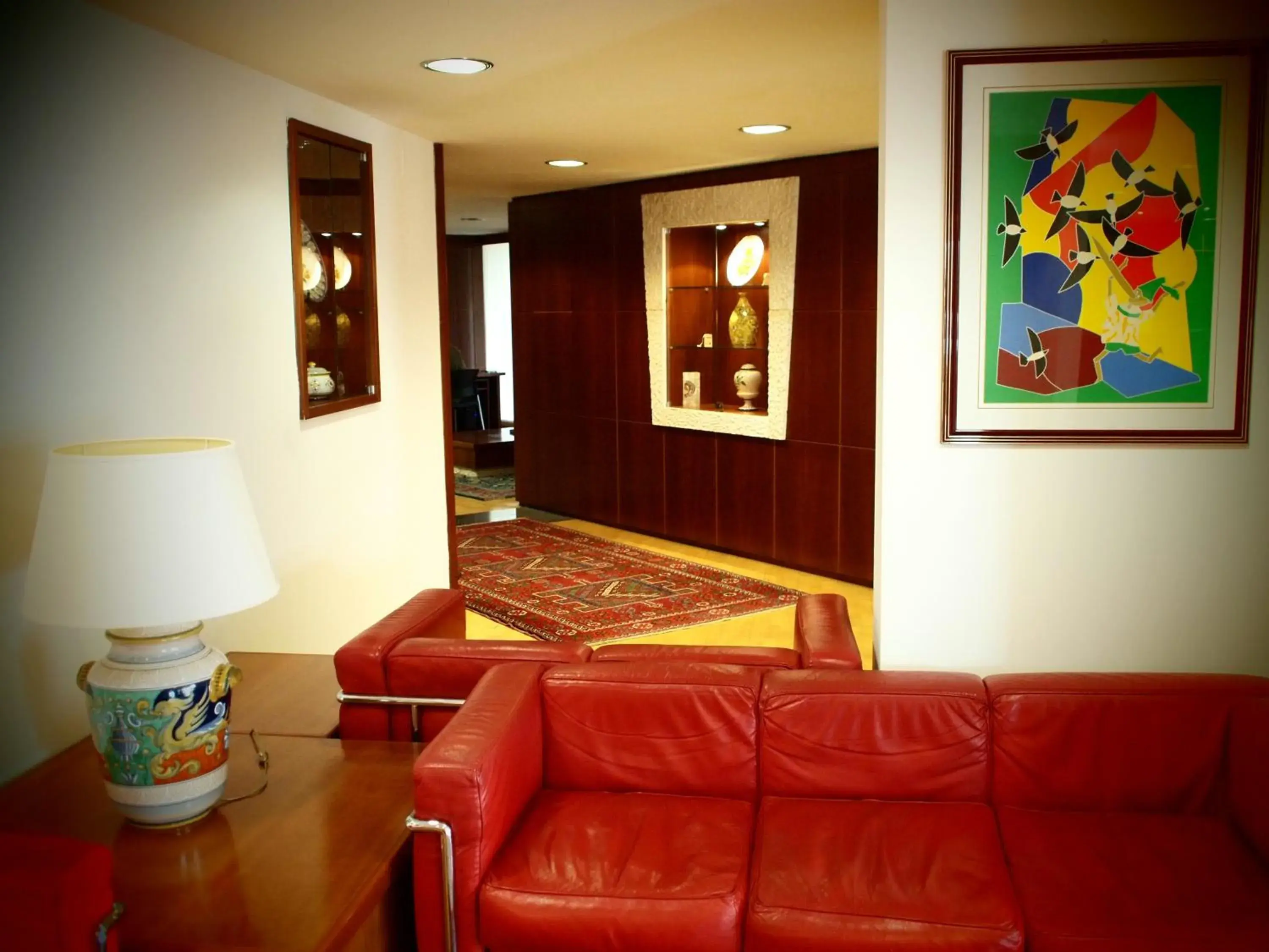 Lobby or reception in Hotel Perusia Lobby or reception in Hotel Perusia