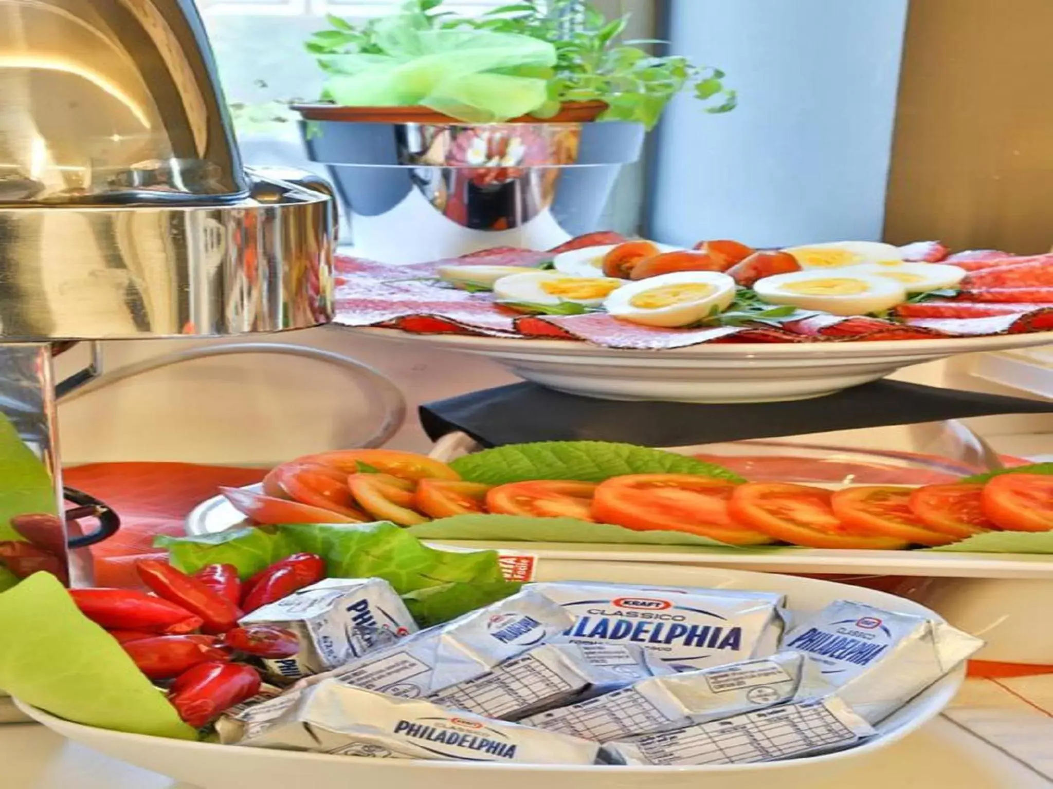 Continental breakfast in Best Western Parco Paglia Hotel Continental breakfast in Best Western Parco Paglia Hotel