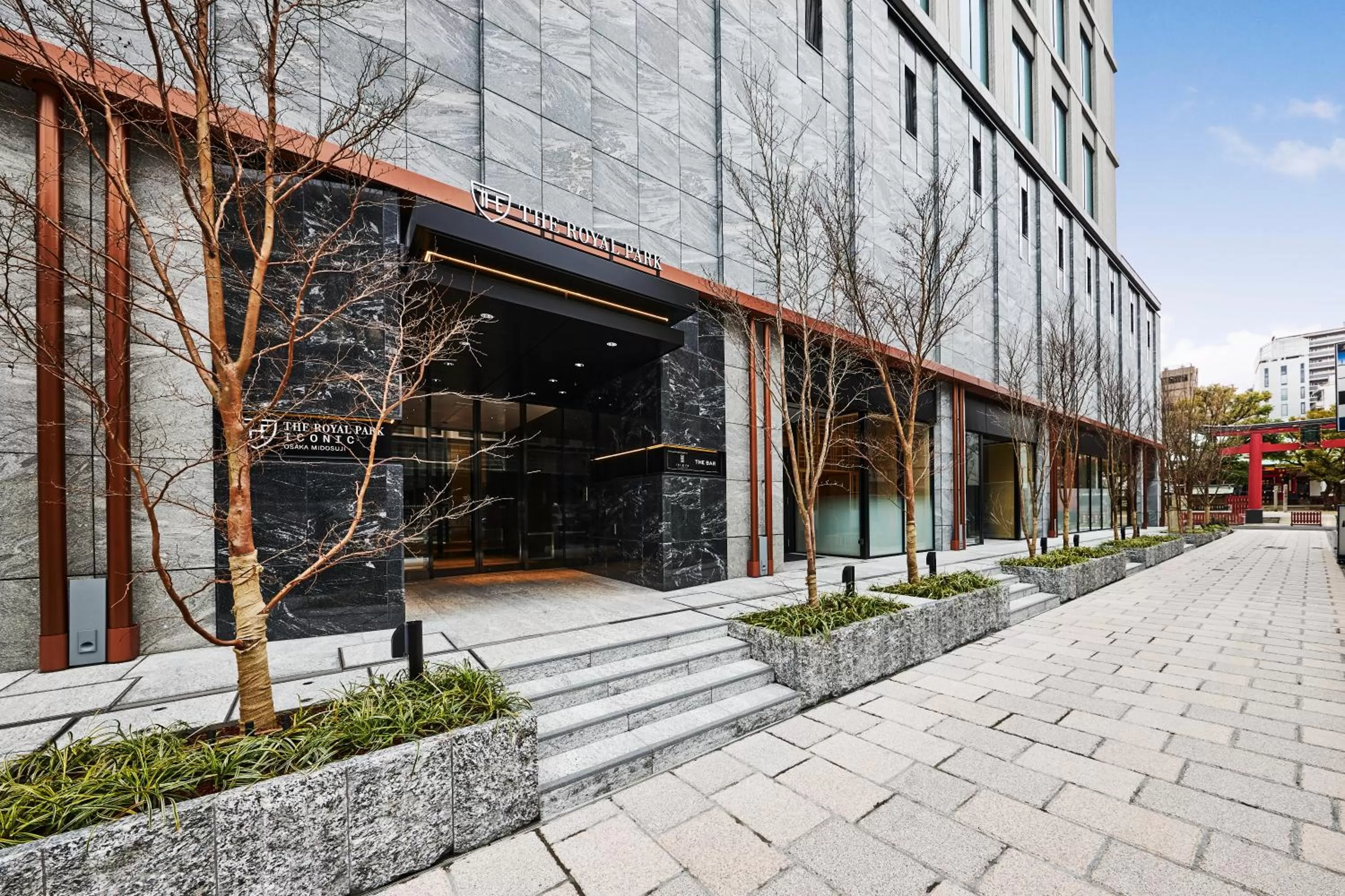 Facade/entrance in The Royal Park Hotel Iconic Osaka Midosuji