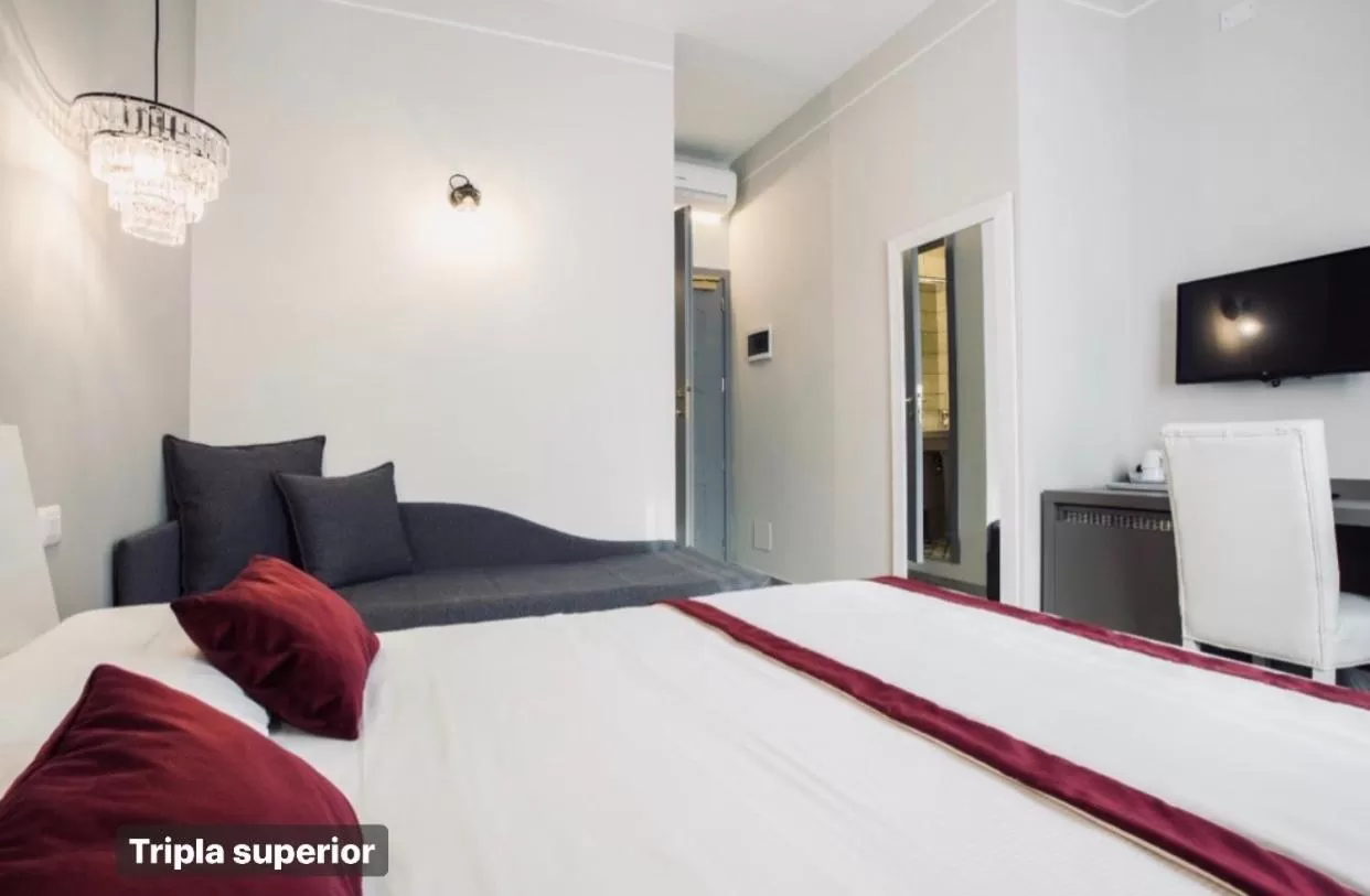 Bedroom, Bed in Hotel Ariston