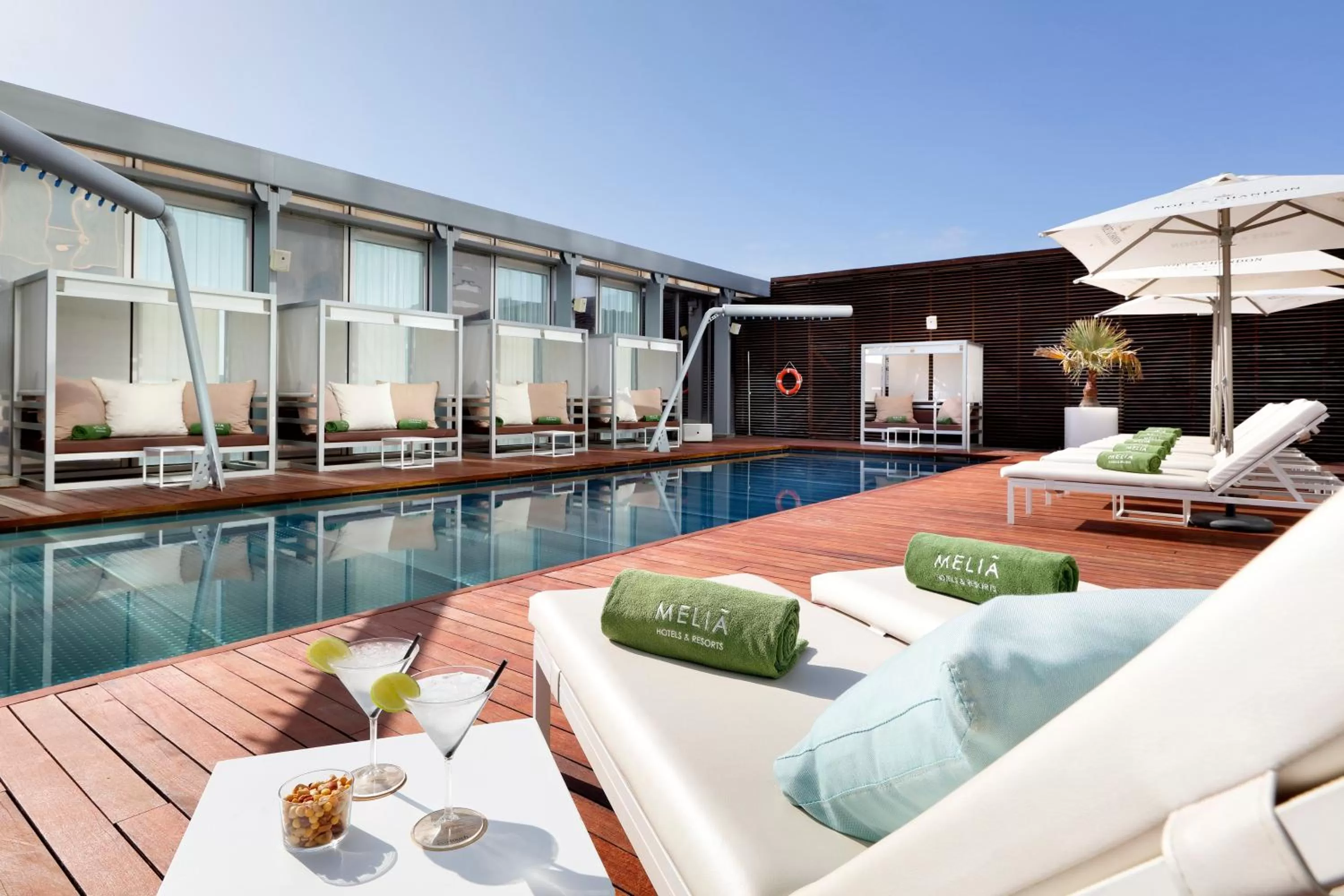 Balcony/Terrace in Melia Barcelona Sky 4* Sup
