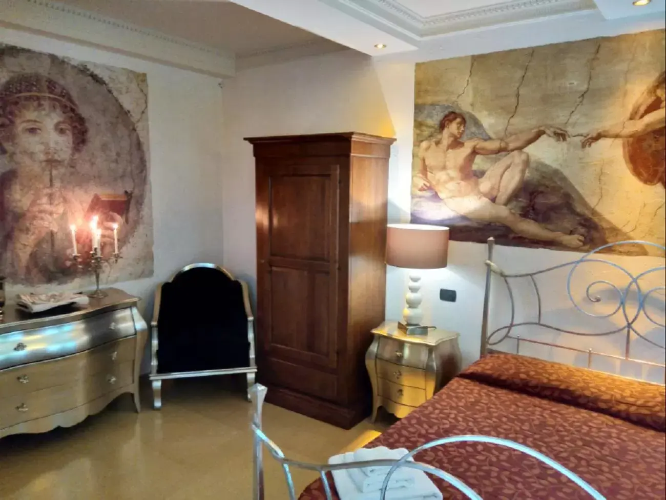 Bed in Hotel Villa Antica Tropea Bed in Hotel Villa Antica Tropea