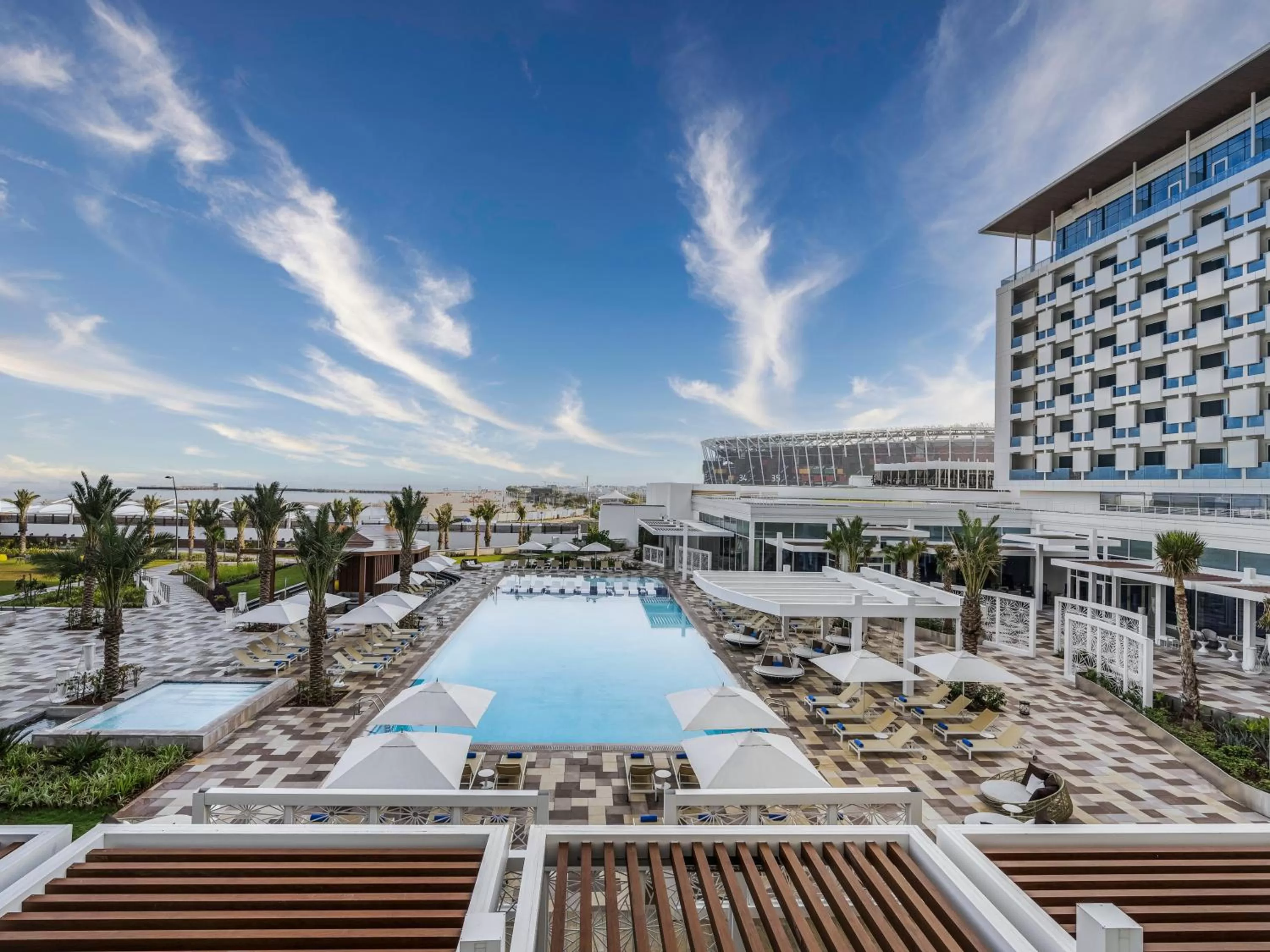 Property building in Rixos Gulf Hotel Doha