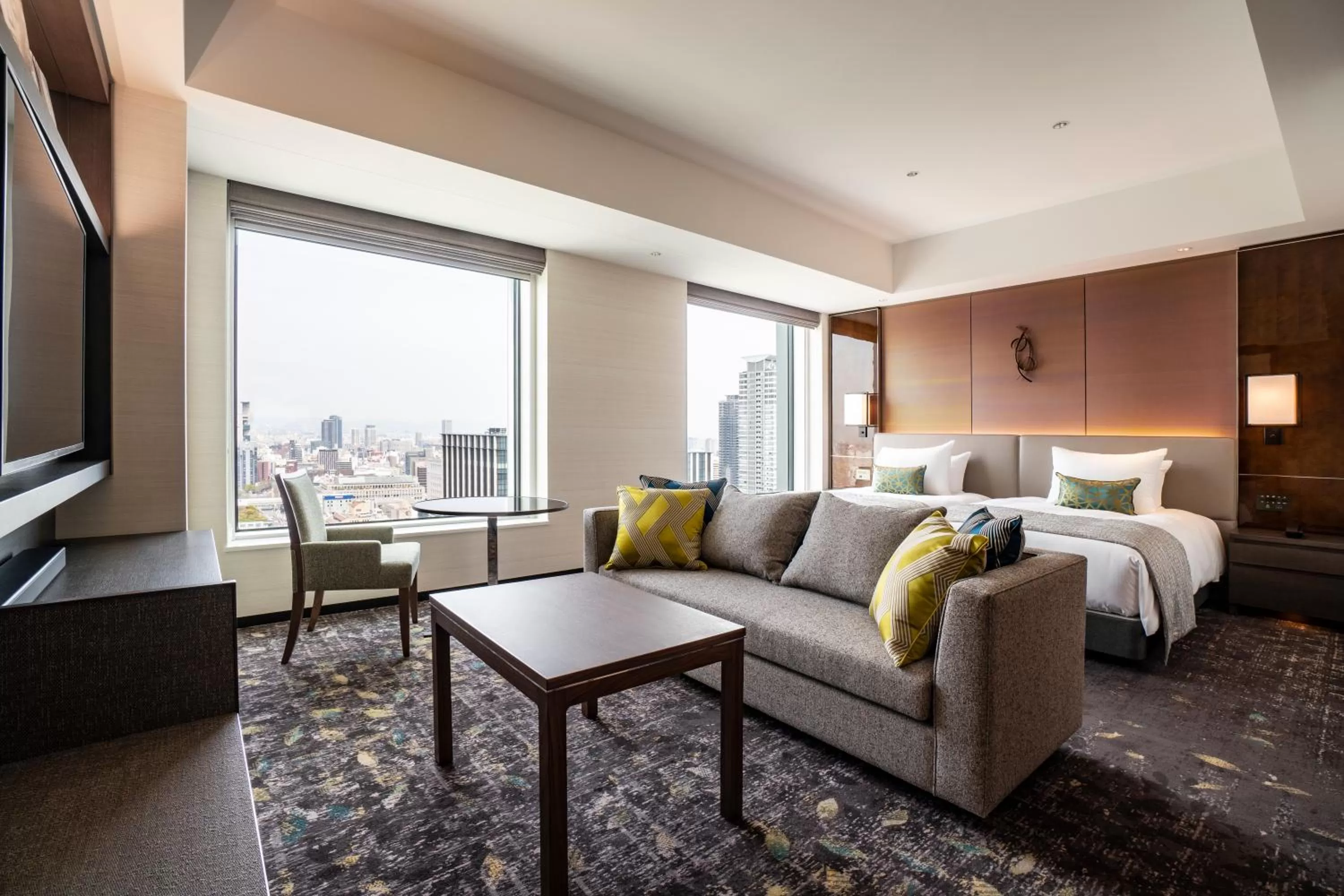 Photo of the whole room, Bed in The Royal Park Hotel Iconic Osaka Midosuji