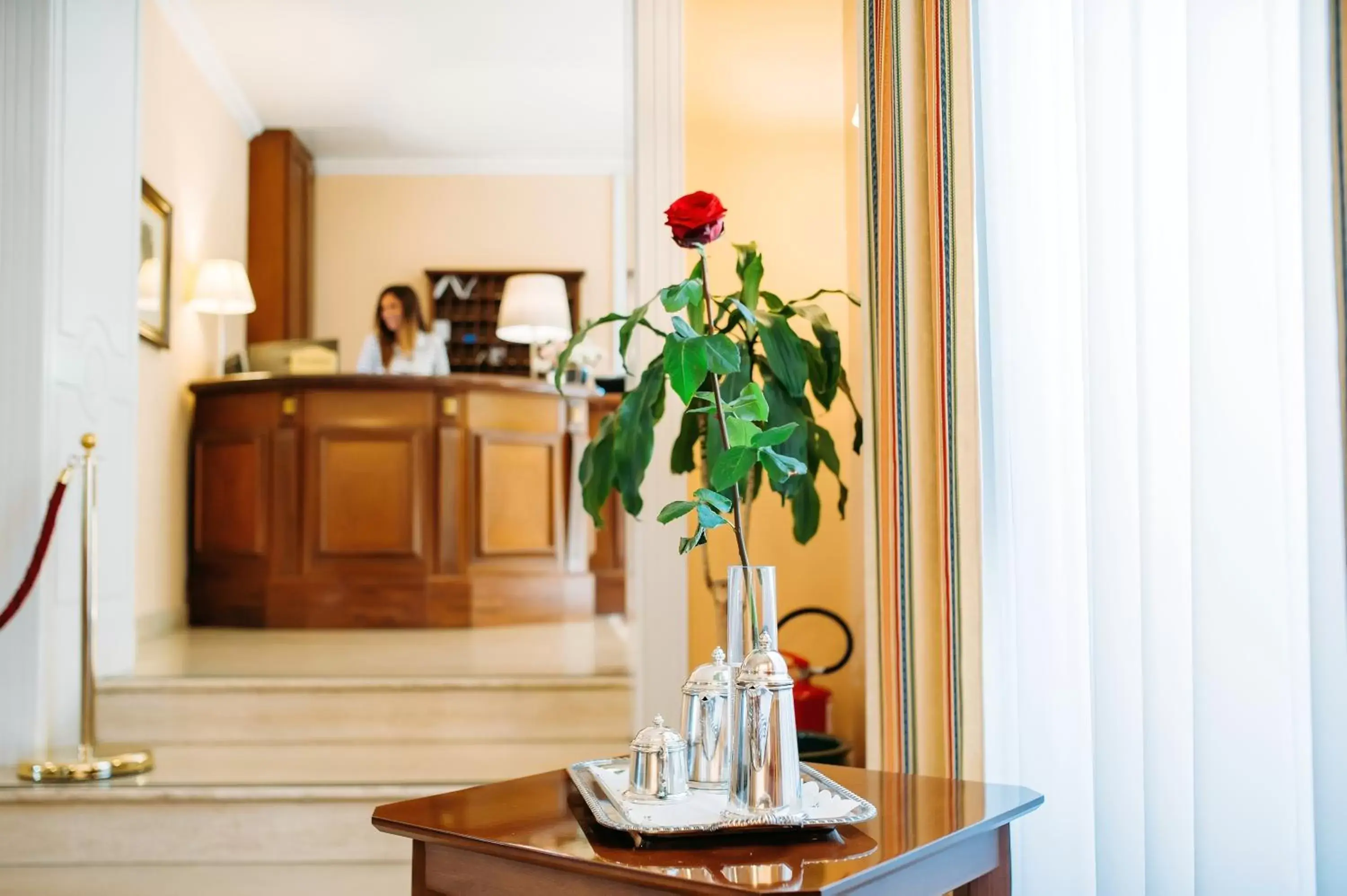 Lobby or reception in Hotel Villa Traiano Lobby or reception in Hotel Villa Traiano