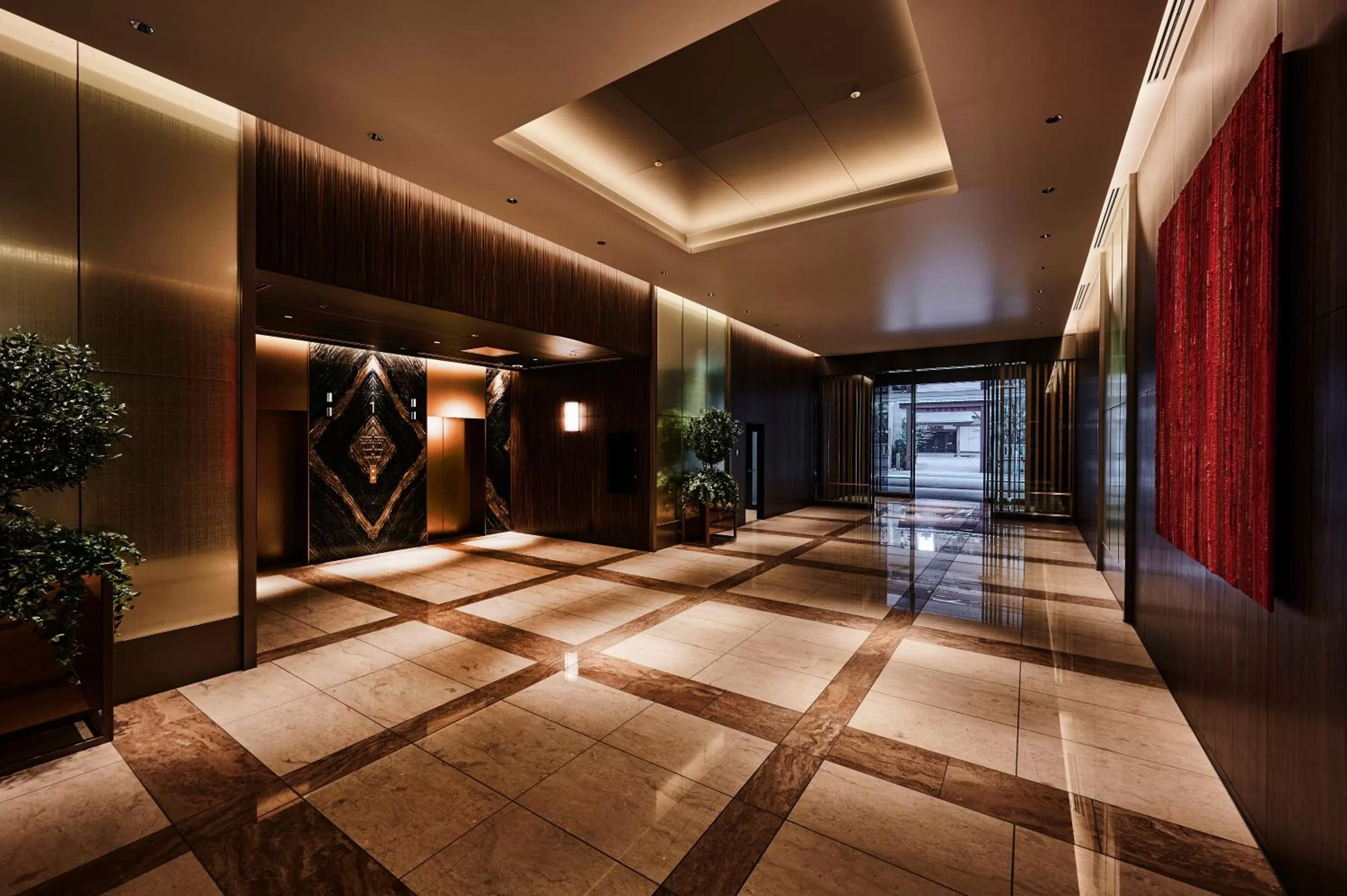 Facade/entrance in The Royal Park Hotel Iconic Osaka Midosuji