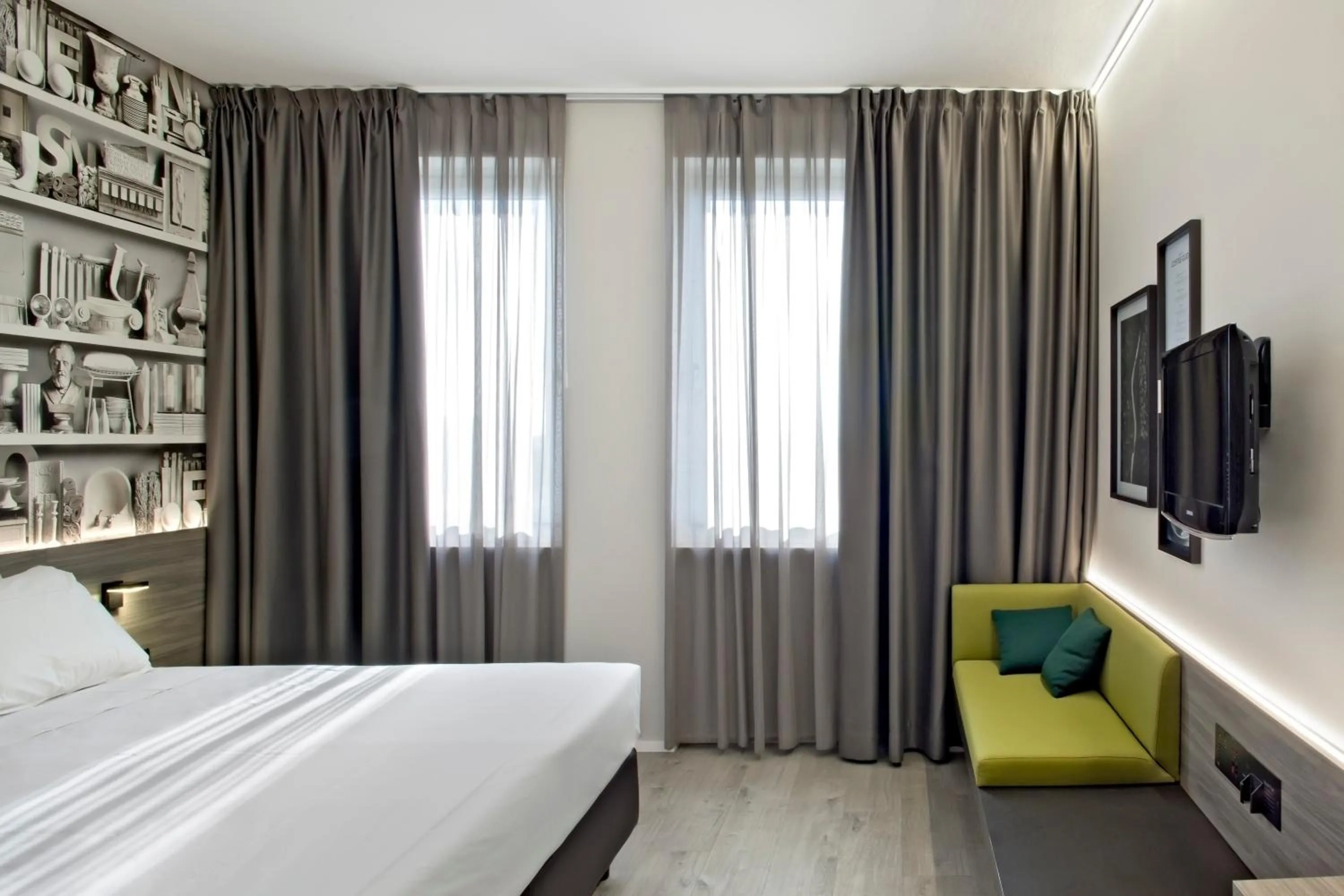 Bed in Hotel Friuli