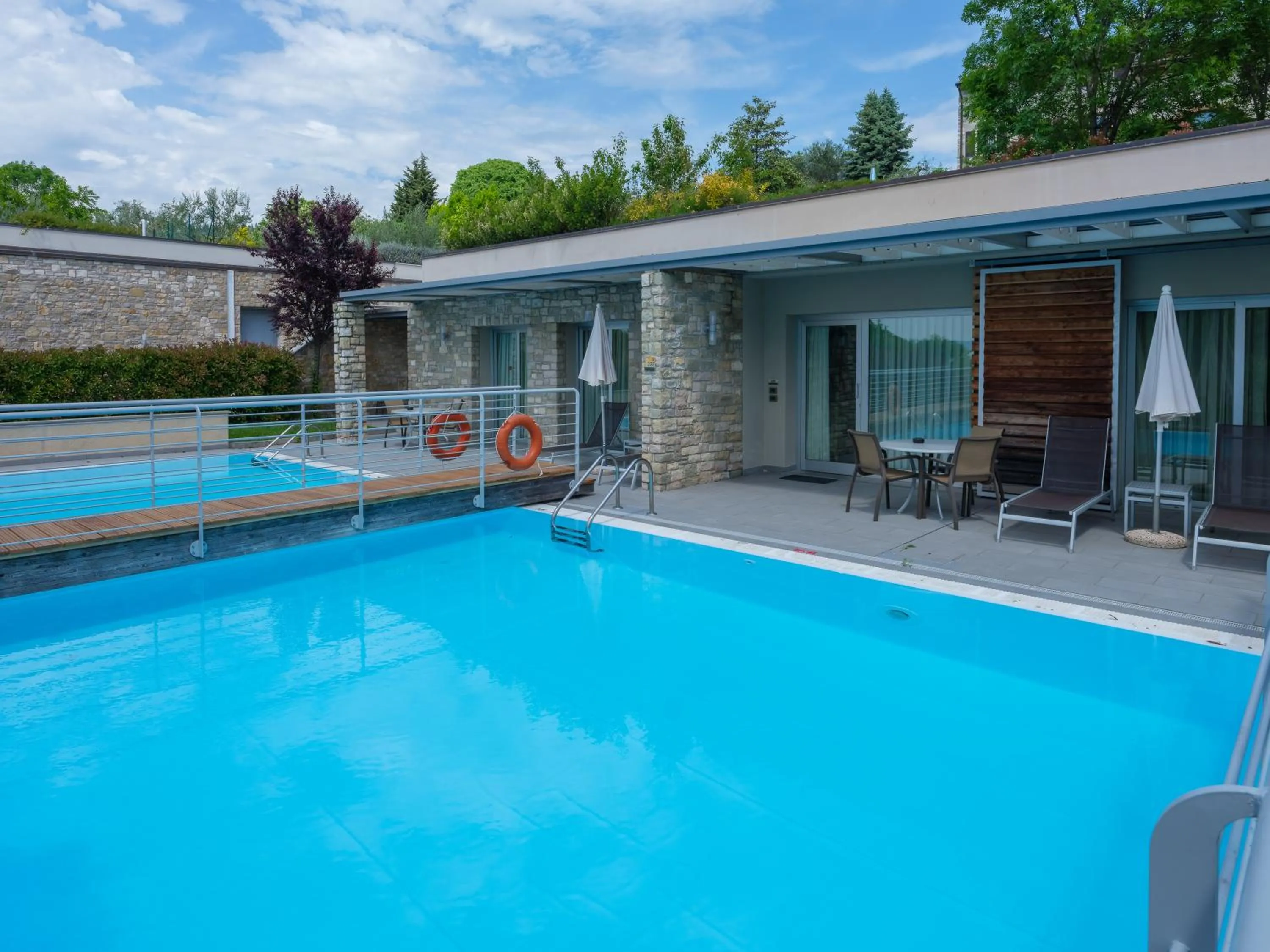 Pool view in Parc Hotel Germano Suites & Apartments