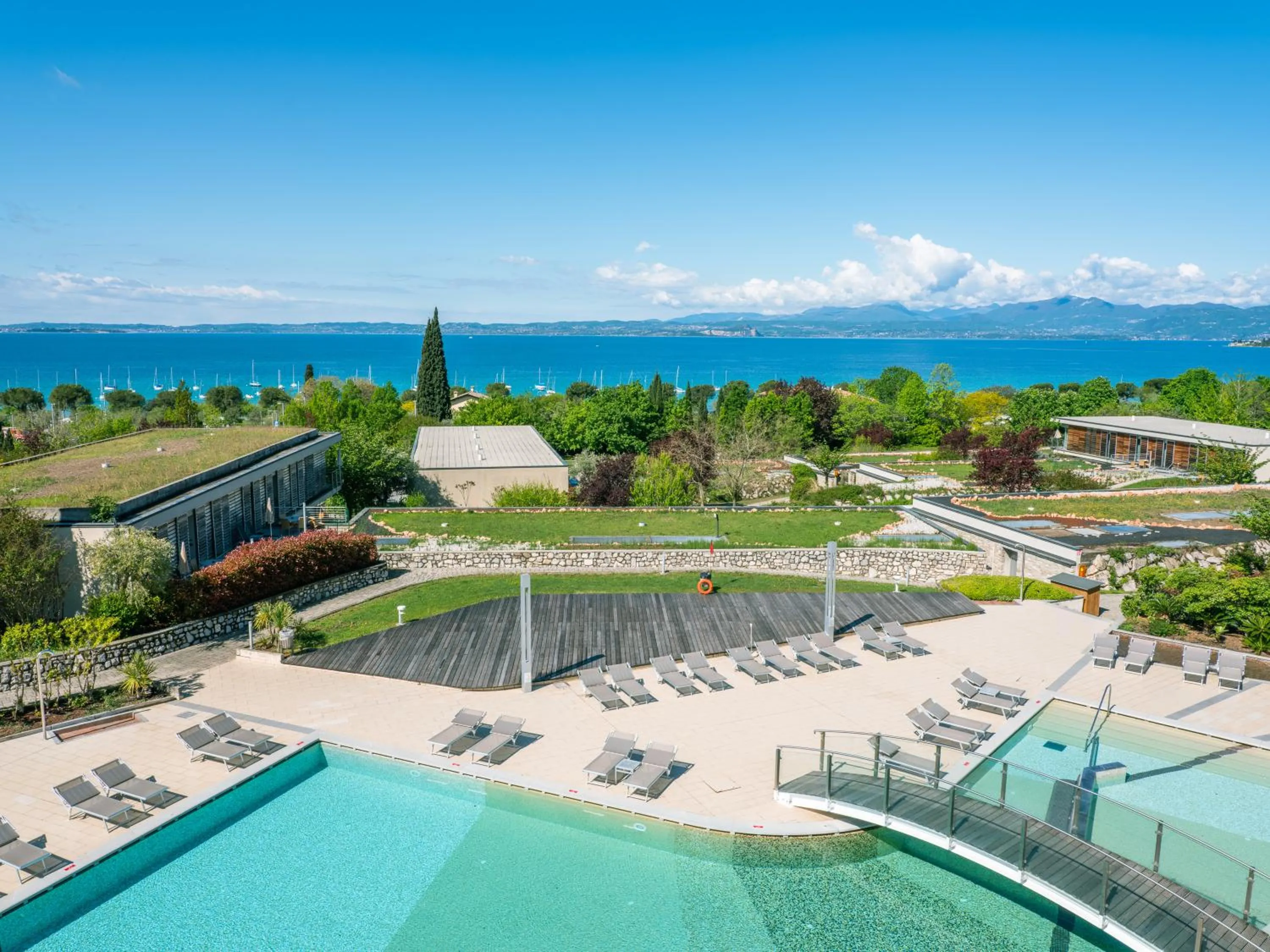 Pool view in Parc Hotel Germano Suites & Apartments