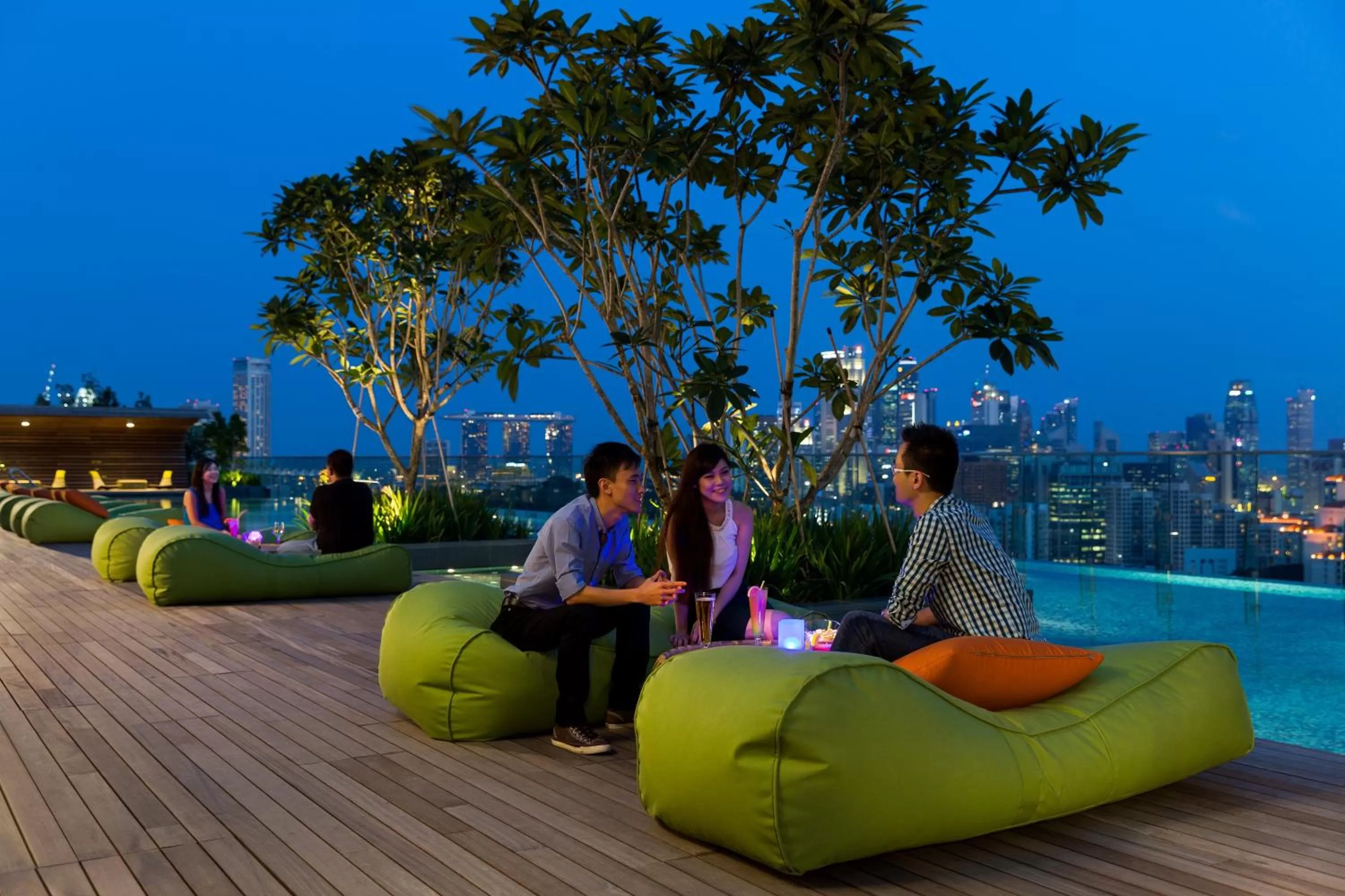 Swimming pool in JEN Singapore Orchardgateway by Shangri-La