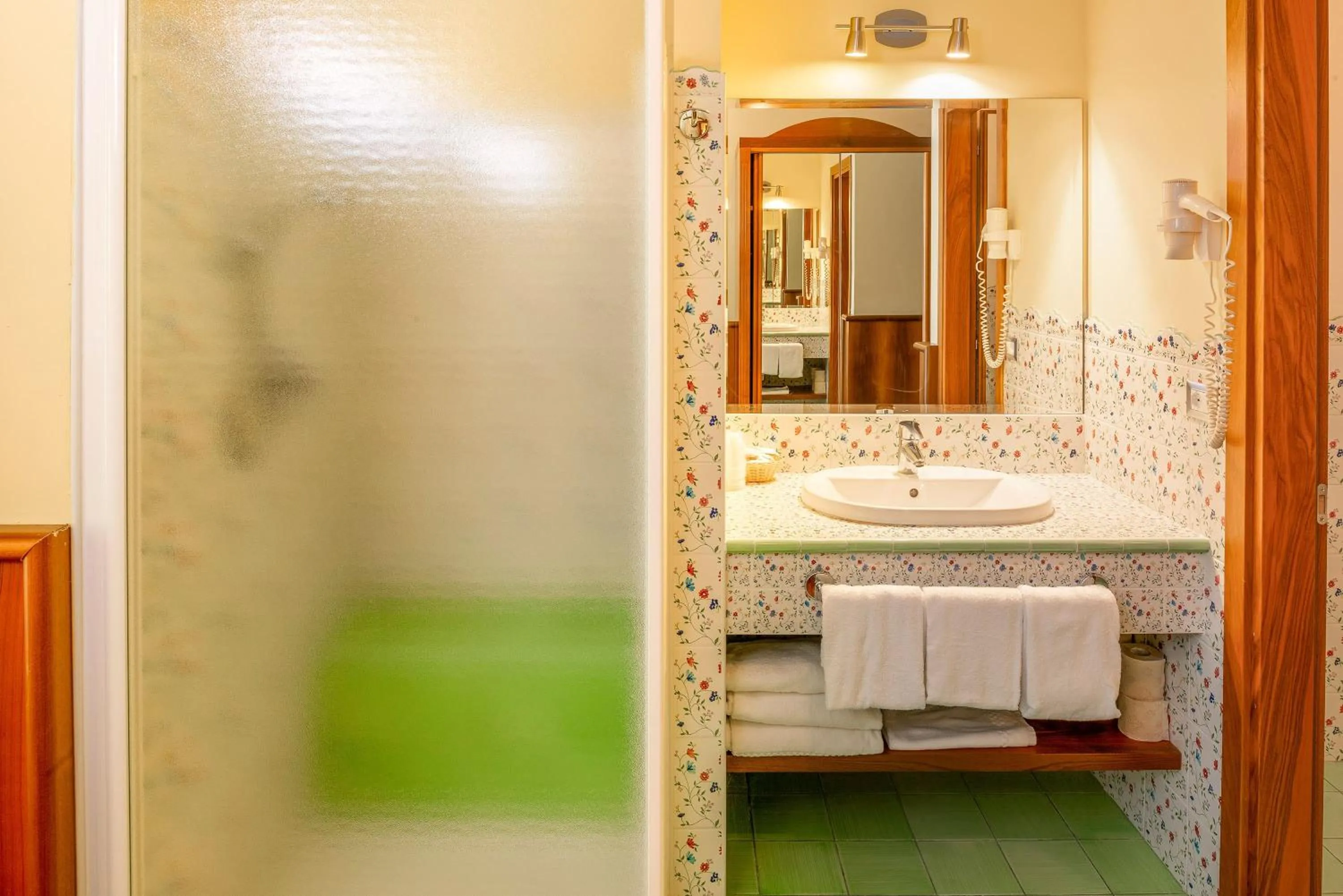 Deluxe Twin Room with Mountain View in Hotel Internazionale