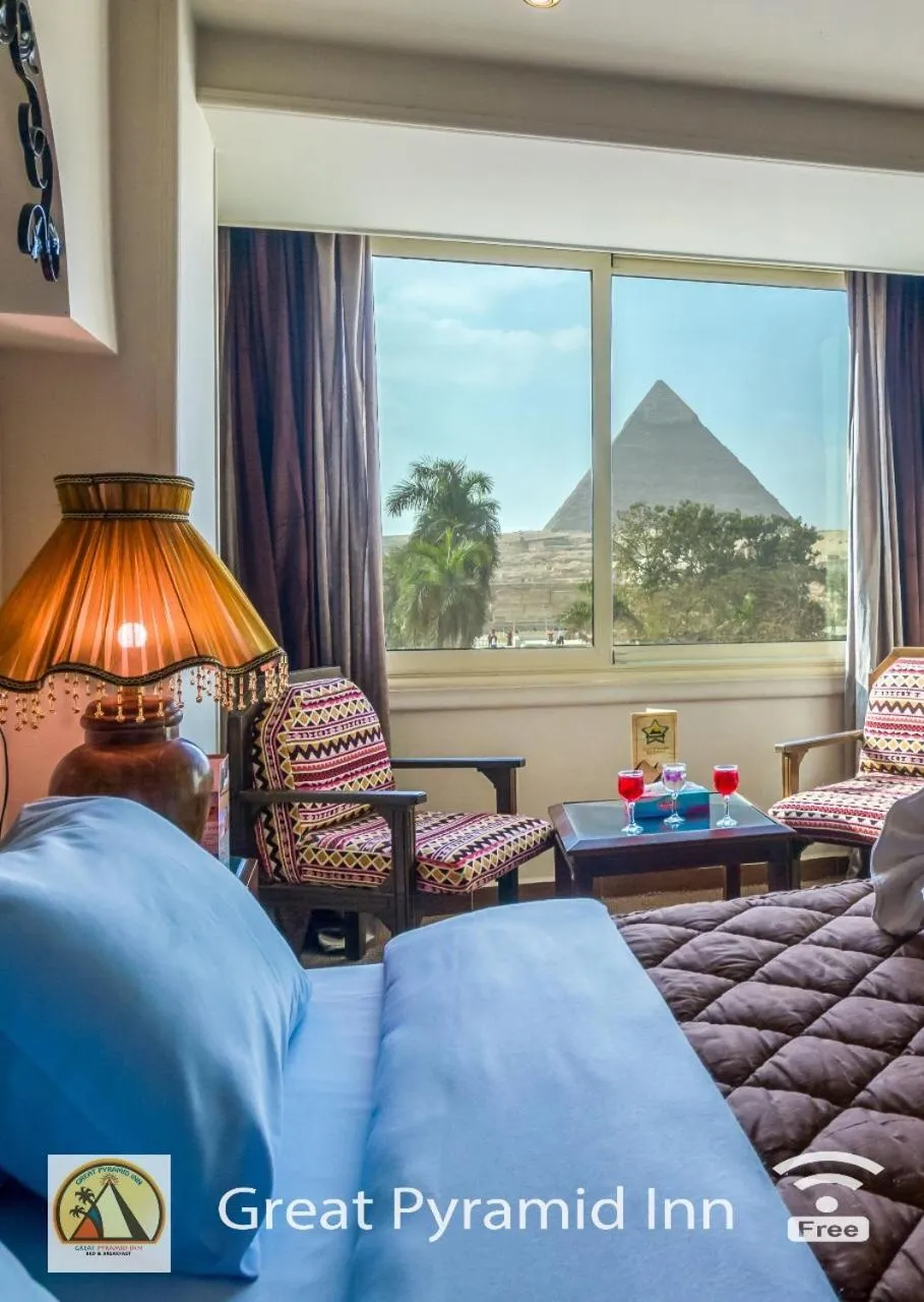 Seating area in Great Pyramid Inn