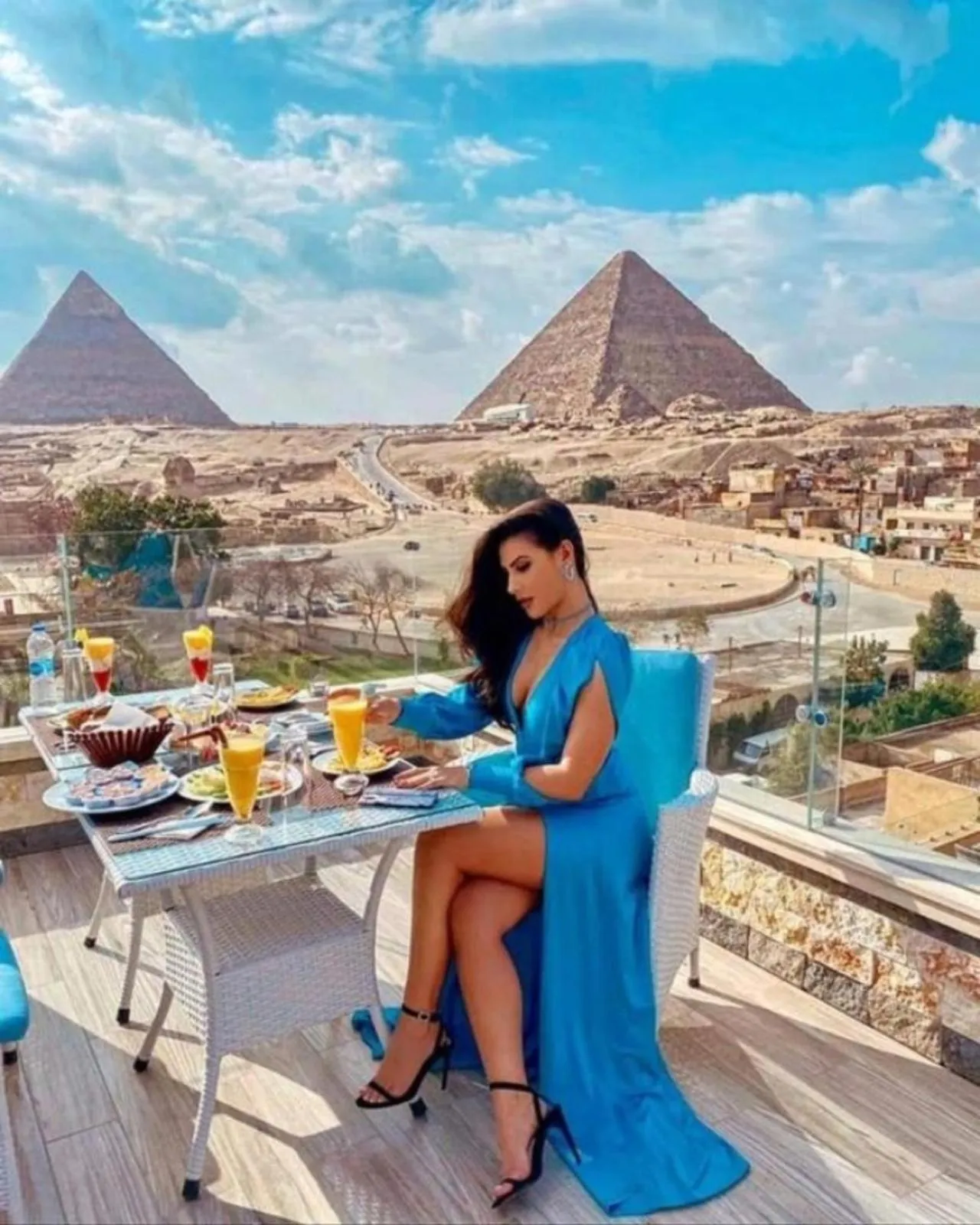 Breakfast in Great Pyramid Inn