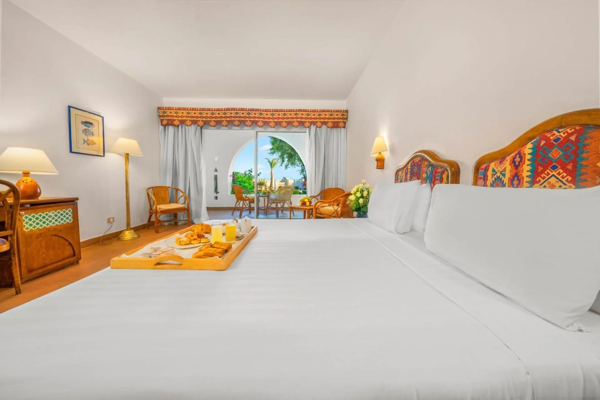 Sultan Queen or Twin Room - Pool View & Panoramic Sea View in Domina Coral Bay Resort, Diving , Spa & Casino
