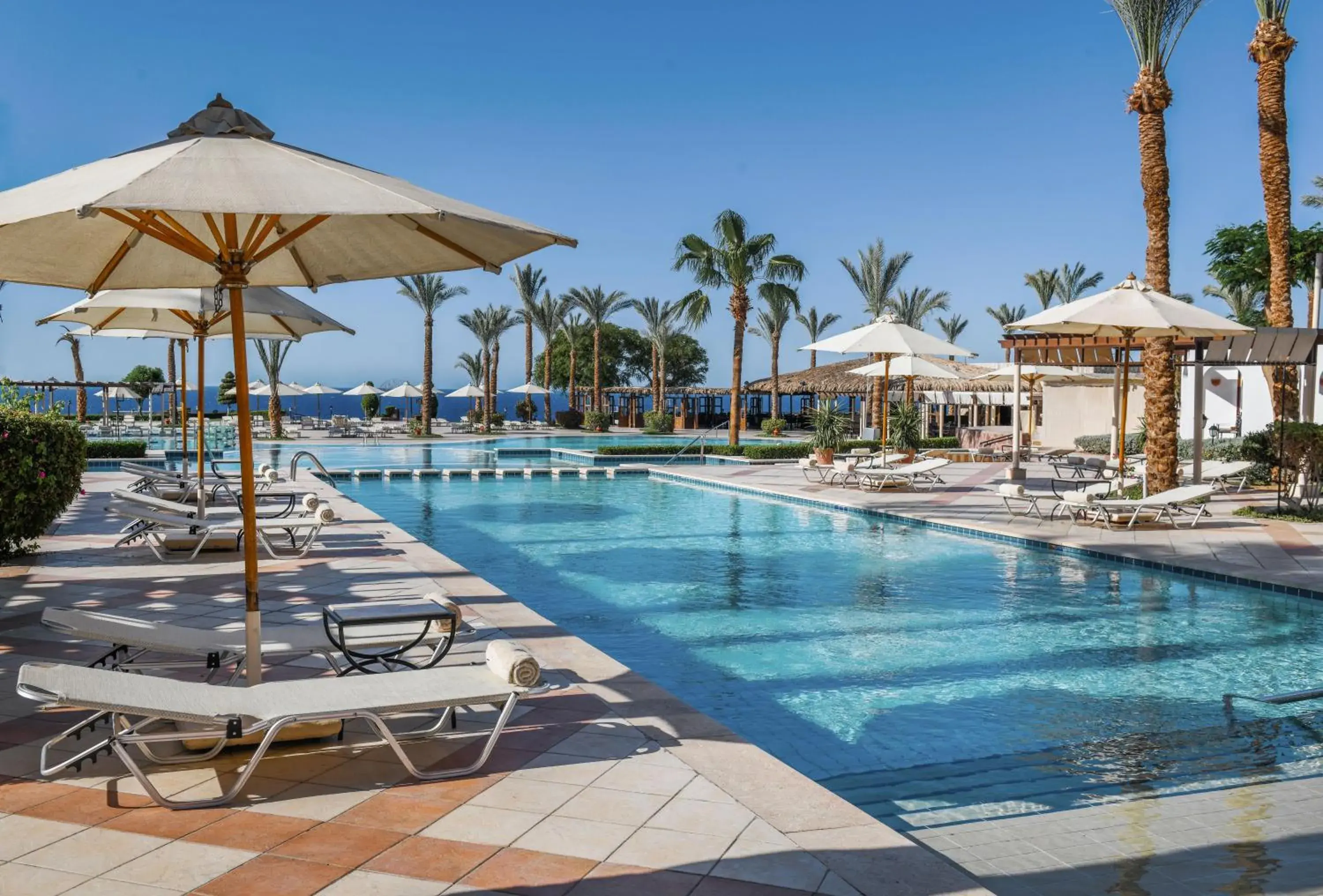 Swimming pool in JAZ Fanara Resort Swimming pool in JAZ Fanara Resort