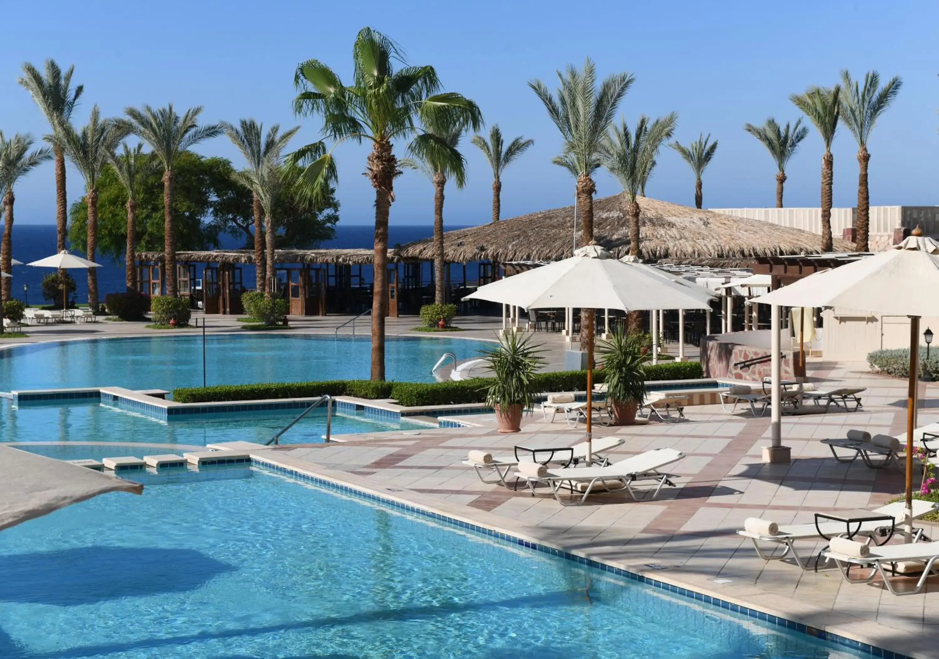 Swimming pool in JAZ Fanara Resort Swimming pool in JAZ Fanara Resort