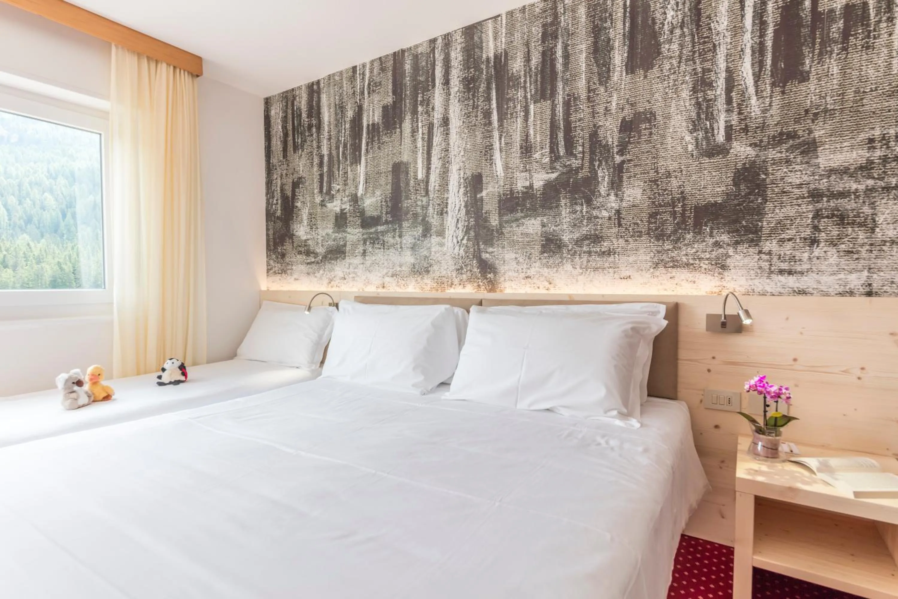 Bed in Hotel Sorapiss