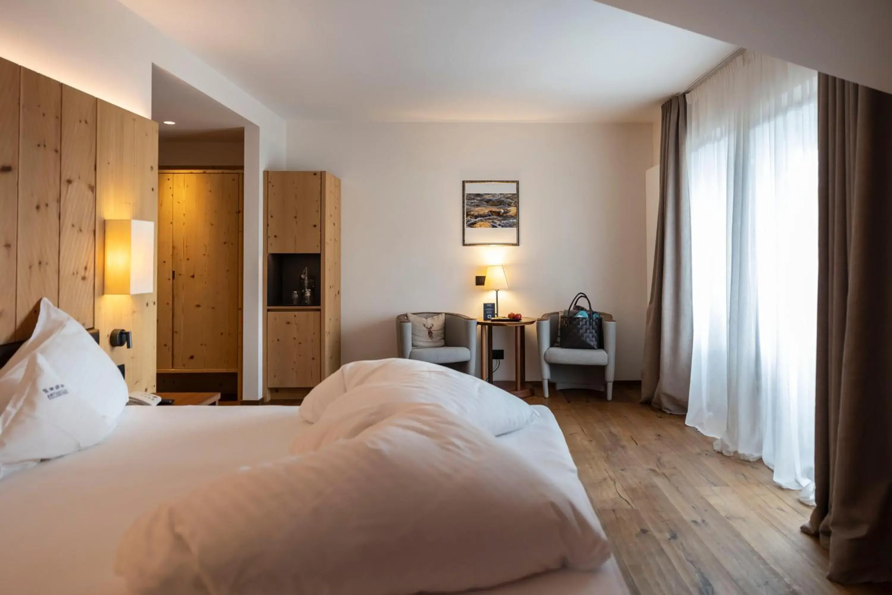 Bedroom, Bed in Artnatur Dolomites Hotel & Spa Bedroom, Bed in Artnatur Dolomites Hotel & Spa