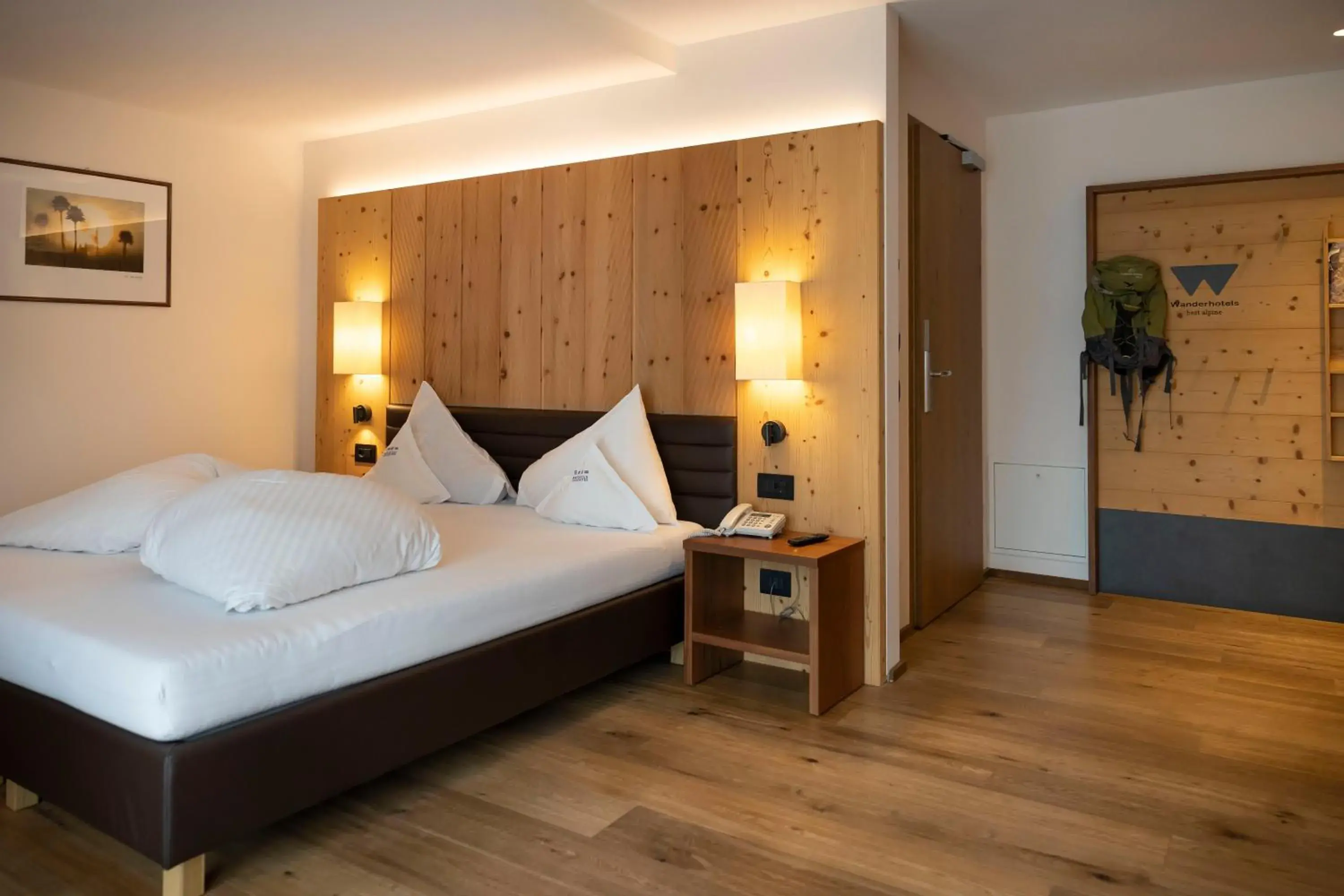 Bedroom, Bed in Artnatur Dolomites Hotel & Spa Bedroom, Bed in Artnatur Dolomites Hotel & Spa