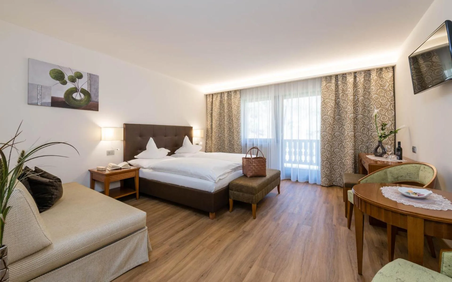 Photo of the whole room, Bed in Romantik Hotel & Restaurant Stafler