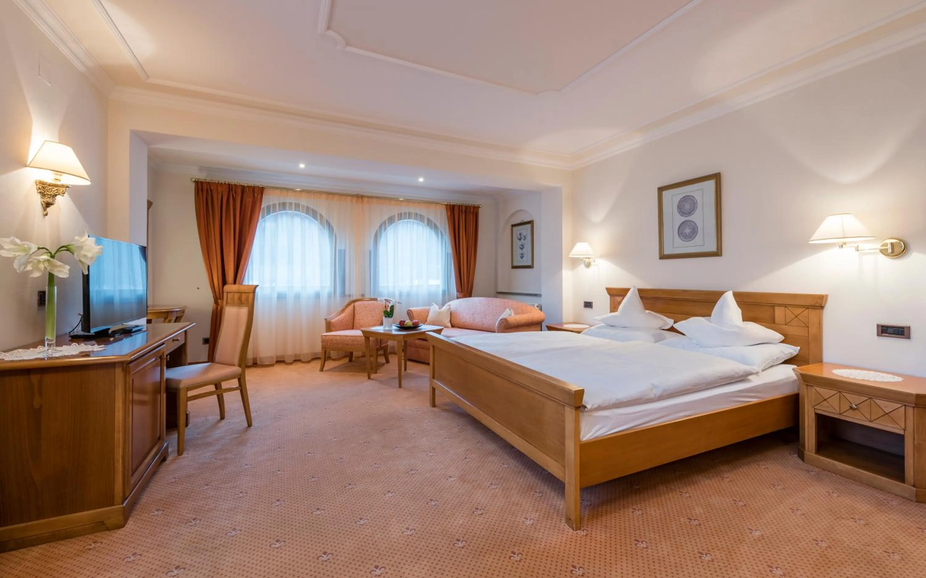 Photo of the whole room, Bed in Romantik Hotel & Restaurant Stafler