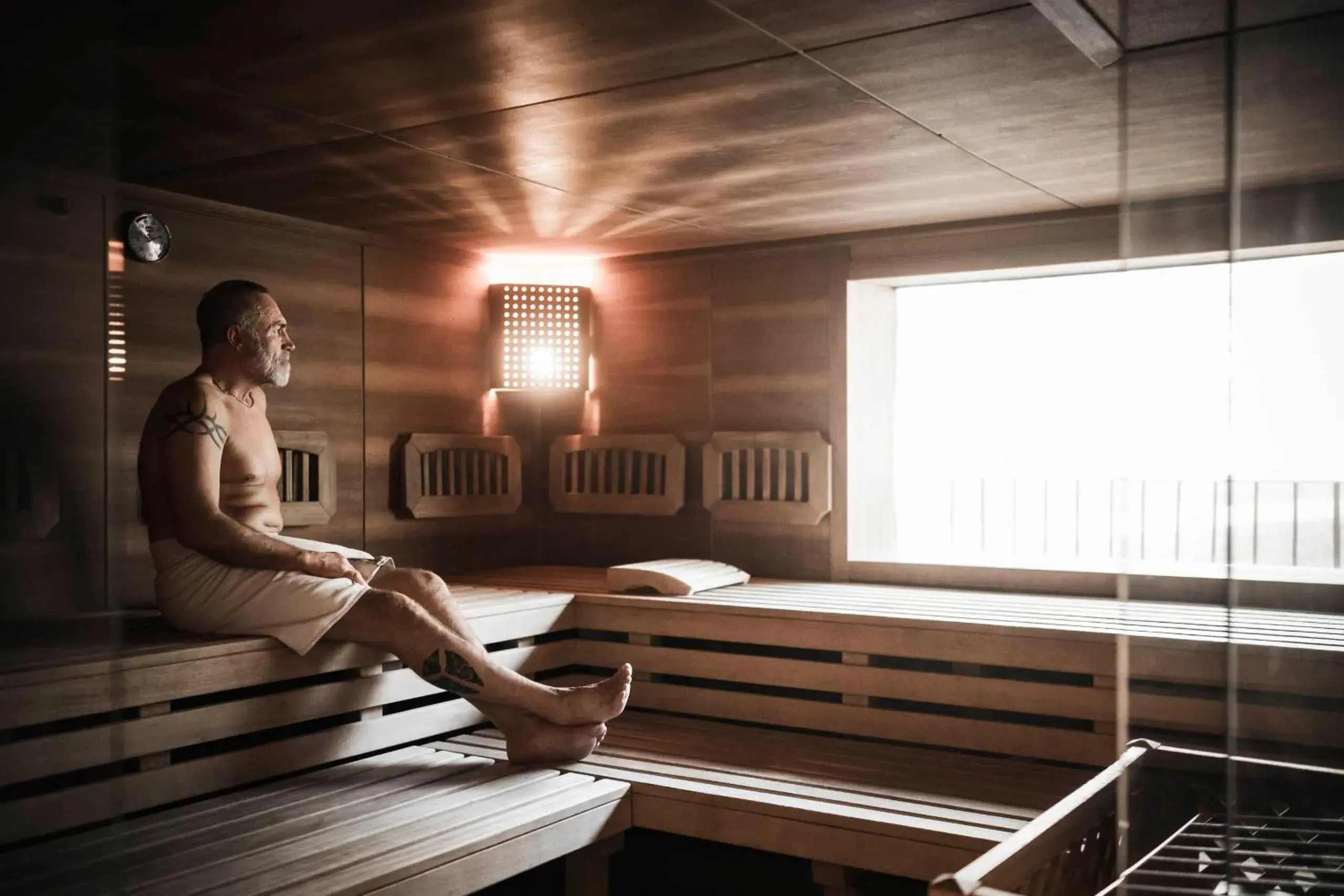 Sauna in Romantik Hotel & Restaurant Stafler Sauna in Romantik Hotel & Restaurant Stafler