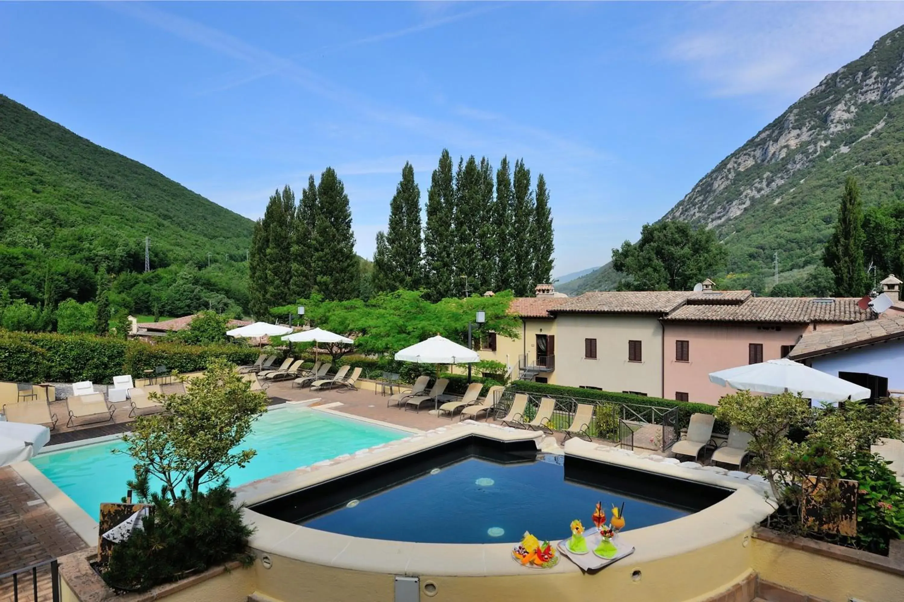 Pool view in Guesia Village Hotel e Spa Pool view in Guesia Village Hotel e Spa