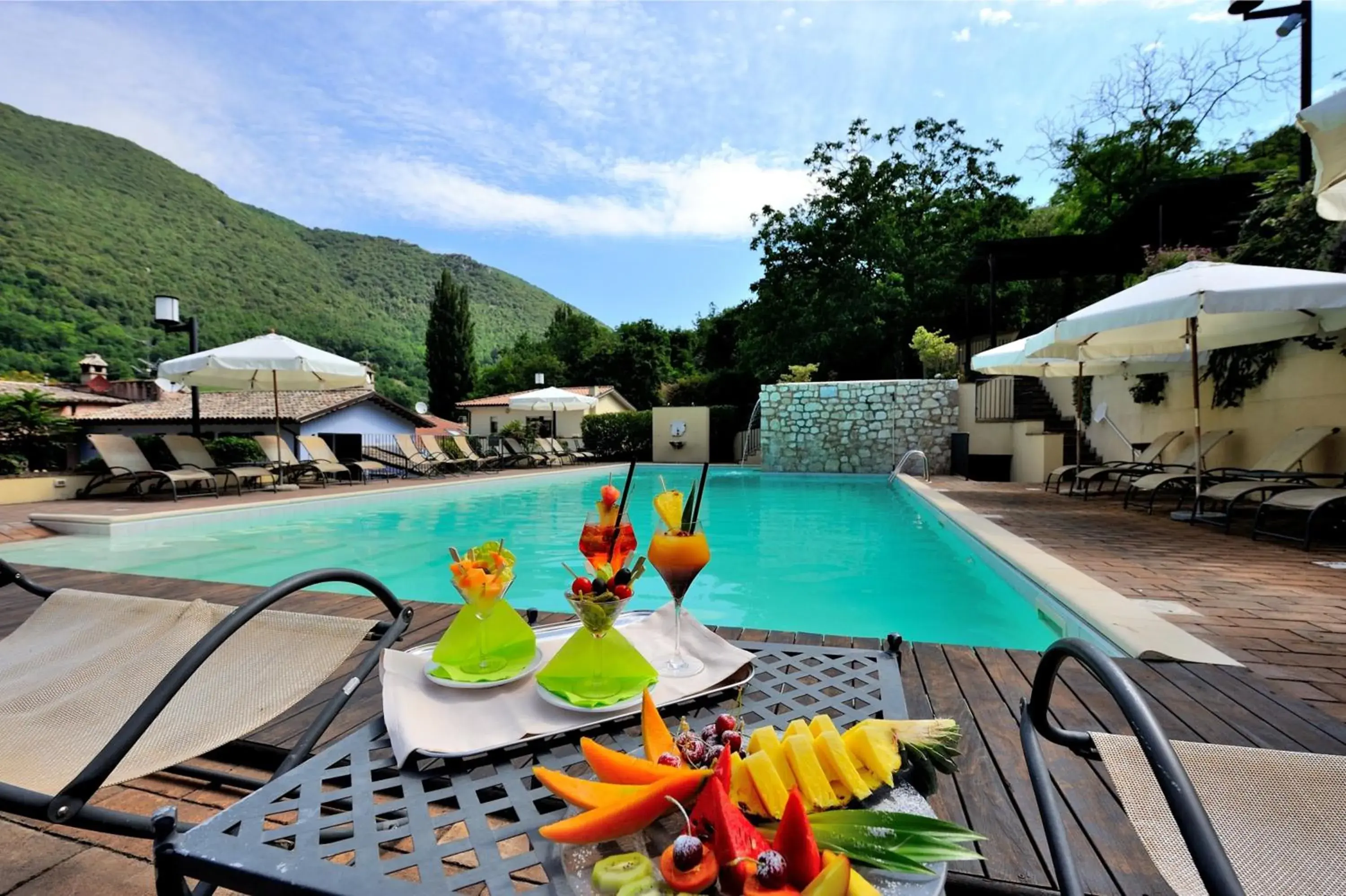 Pool view in Guesia Village Hotel e Spa Pool view in Guesia Village Hotel e Spa