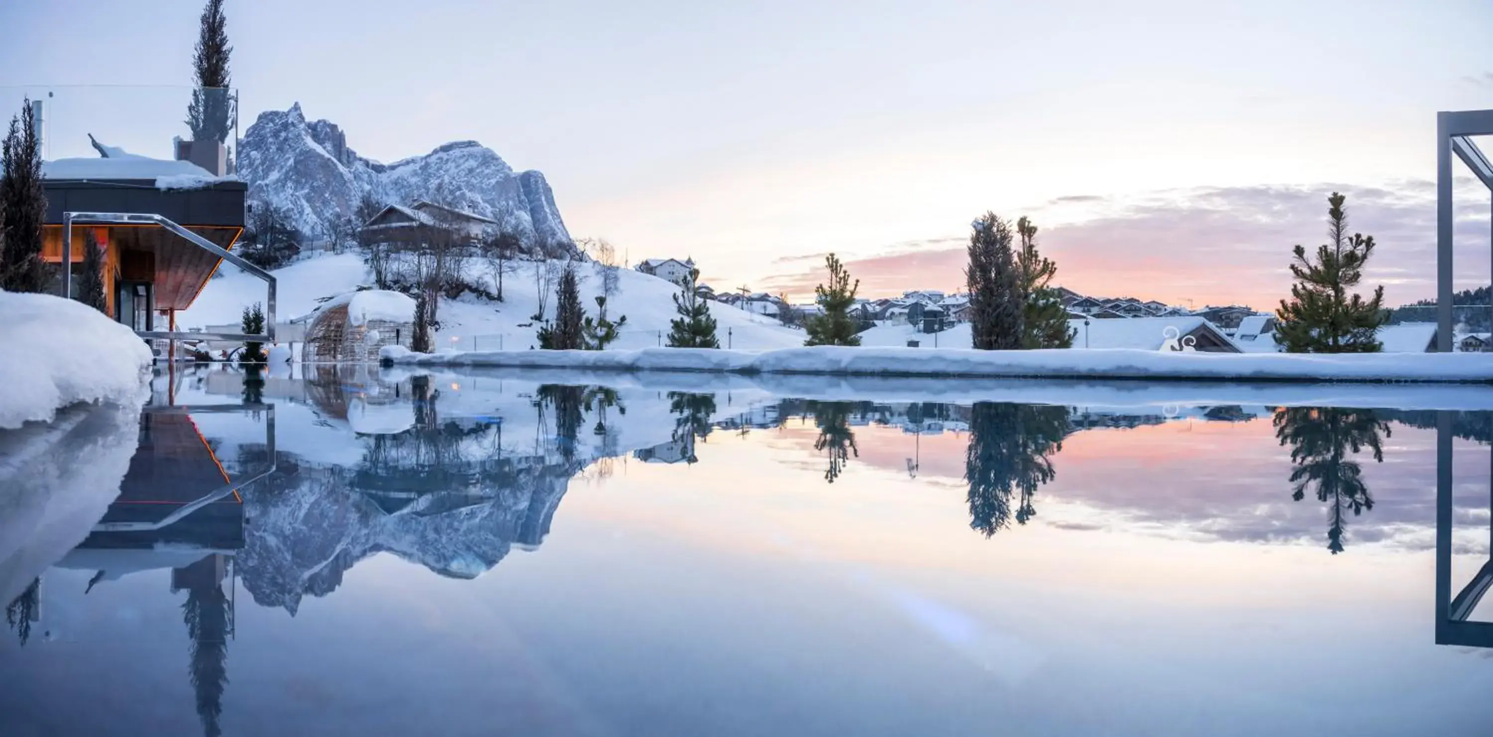 Mountain view in ABINEA Dolomiti Romantic SPA Mountain view in ABINEA Dolomiti Romantic SPA