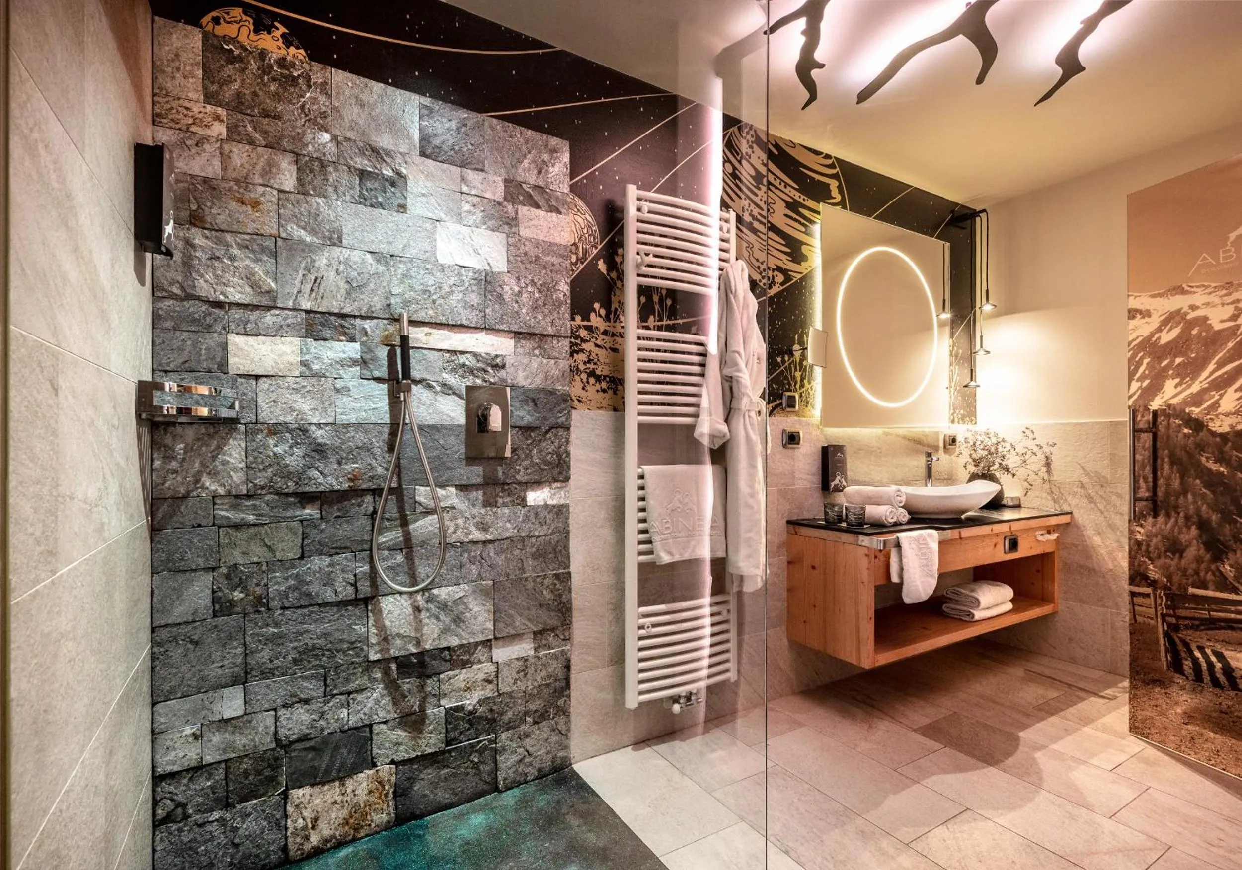 Bathroom in ABINEA Dolomiti Romantic SPA