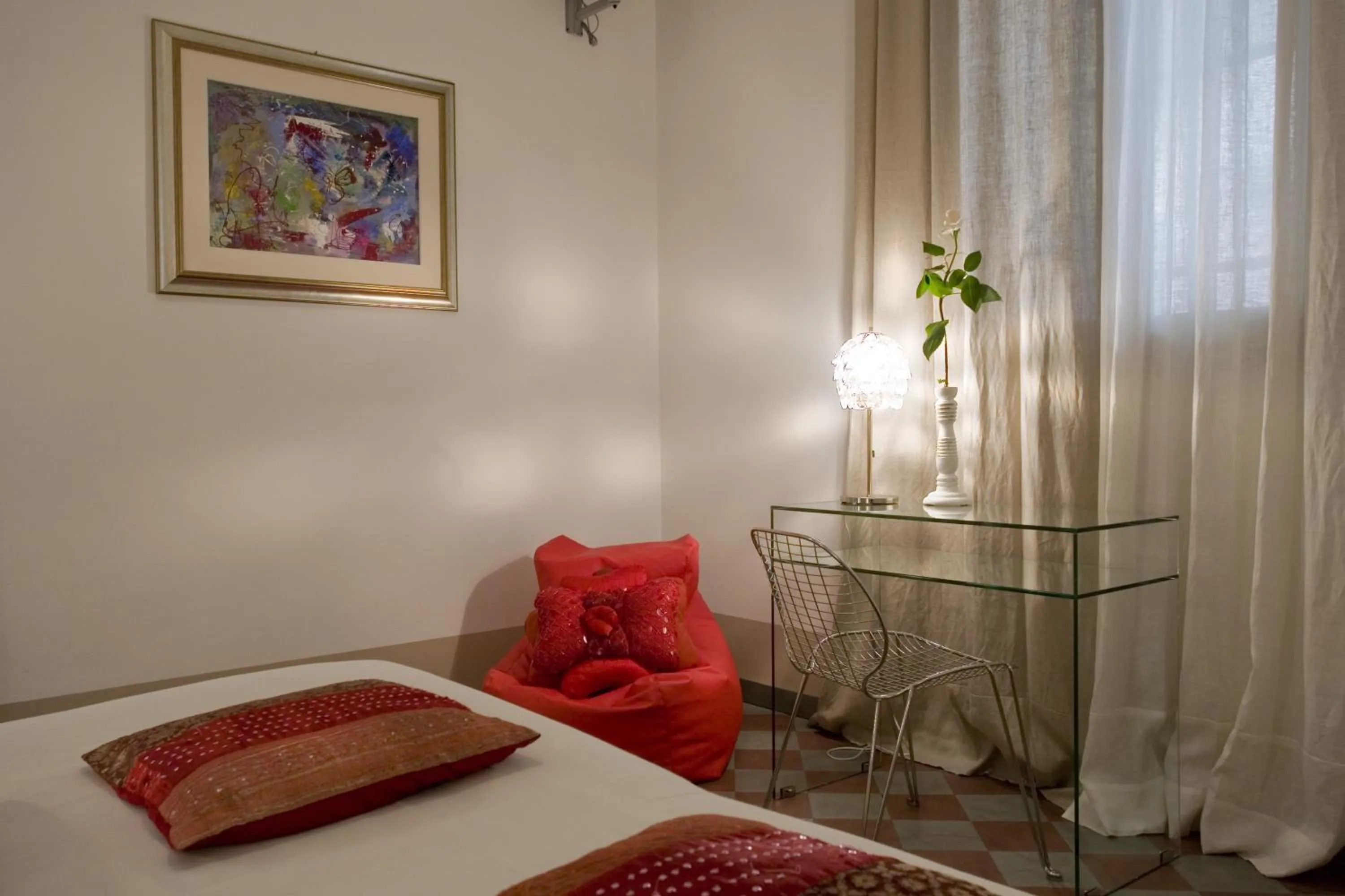 Bedroom, Bed in Art Hotel Al Fagiano