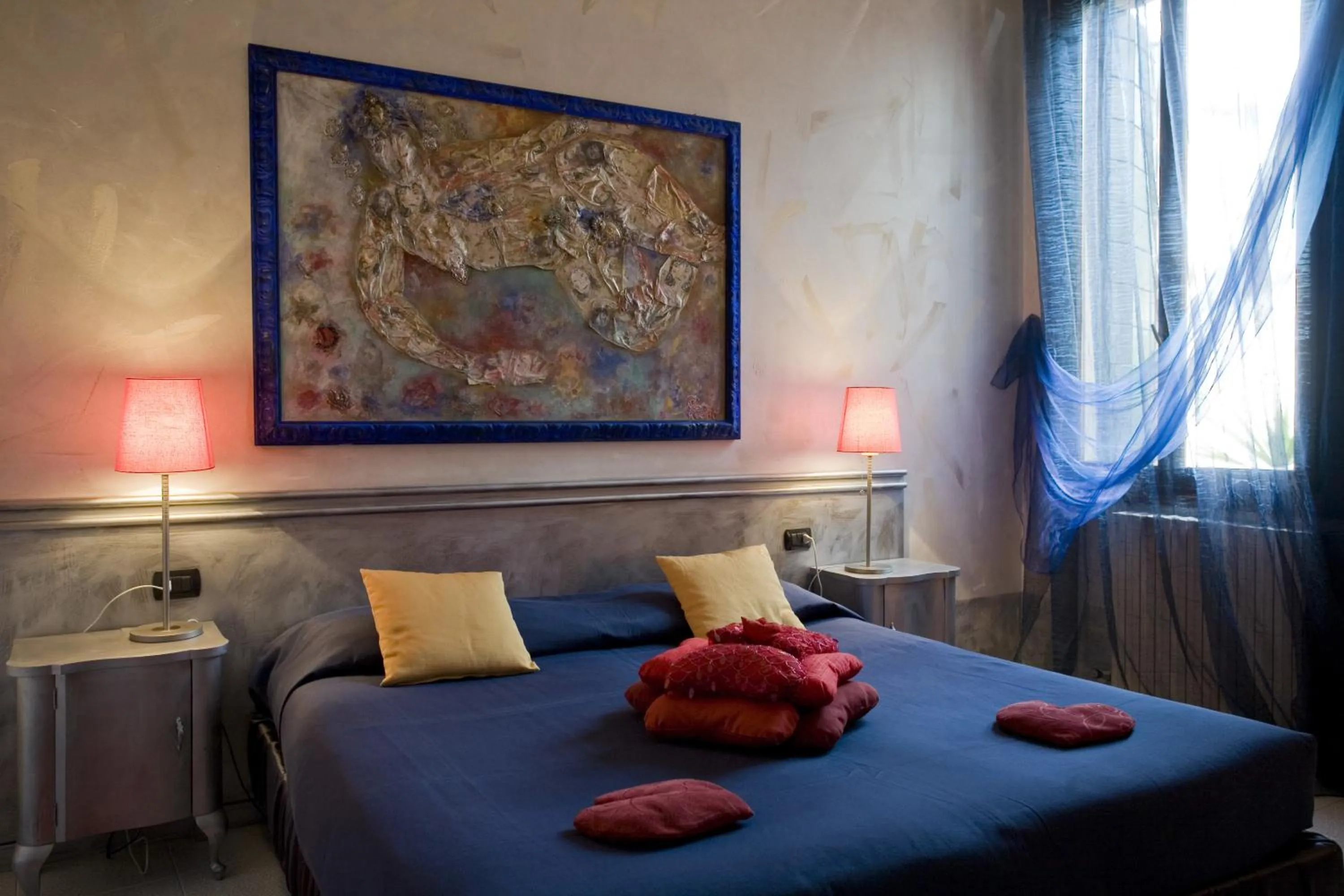 Bedroom, Bed in Art Hotel Al Fagiano