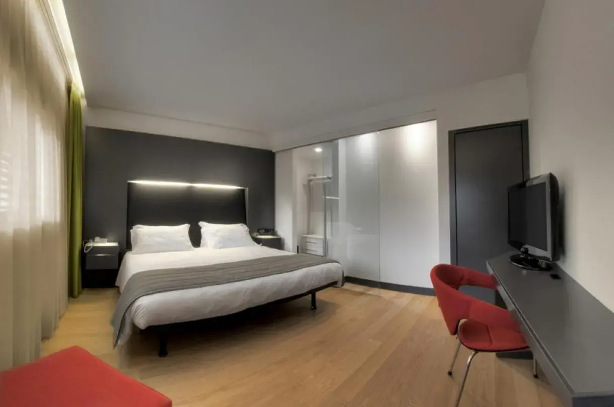 Bed in Mercure Nerocubo Rovereto Bed in Mercure Nerocubo Rovereto