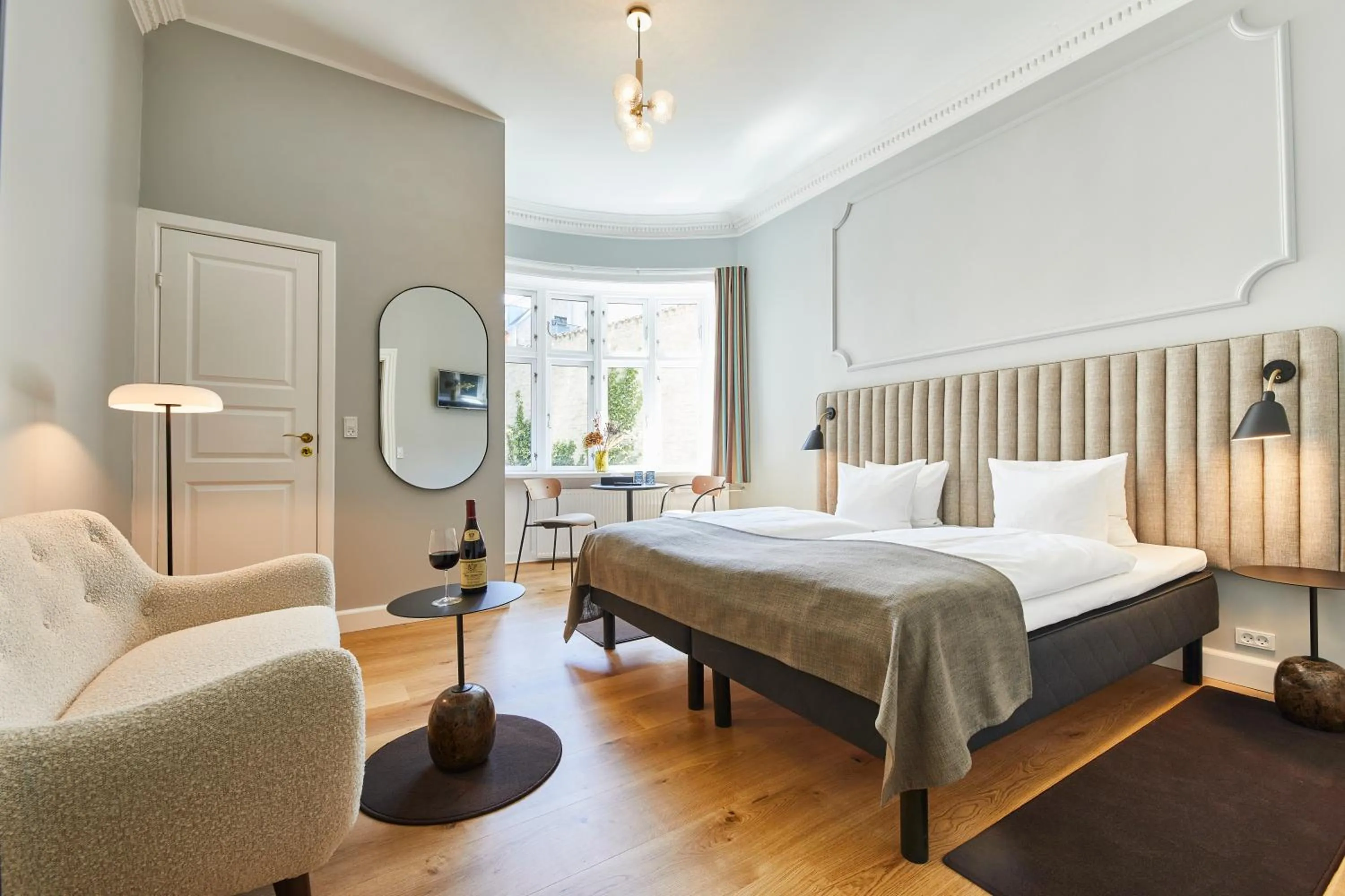 Bed in Hotel Sct. Thomas