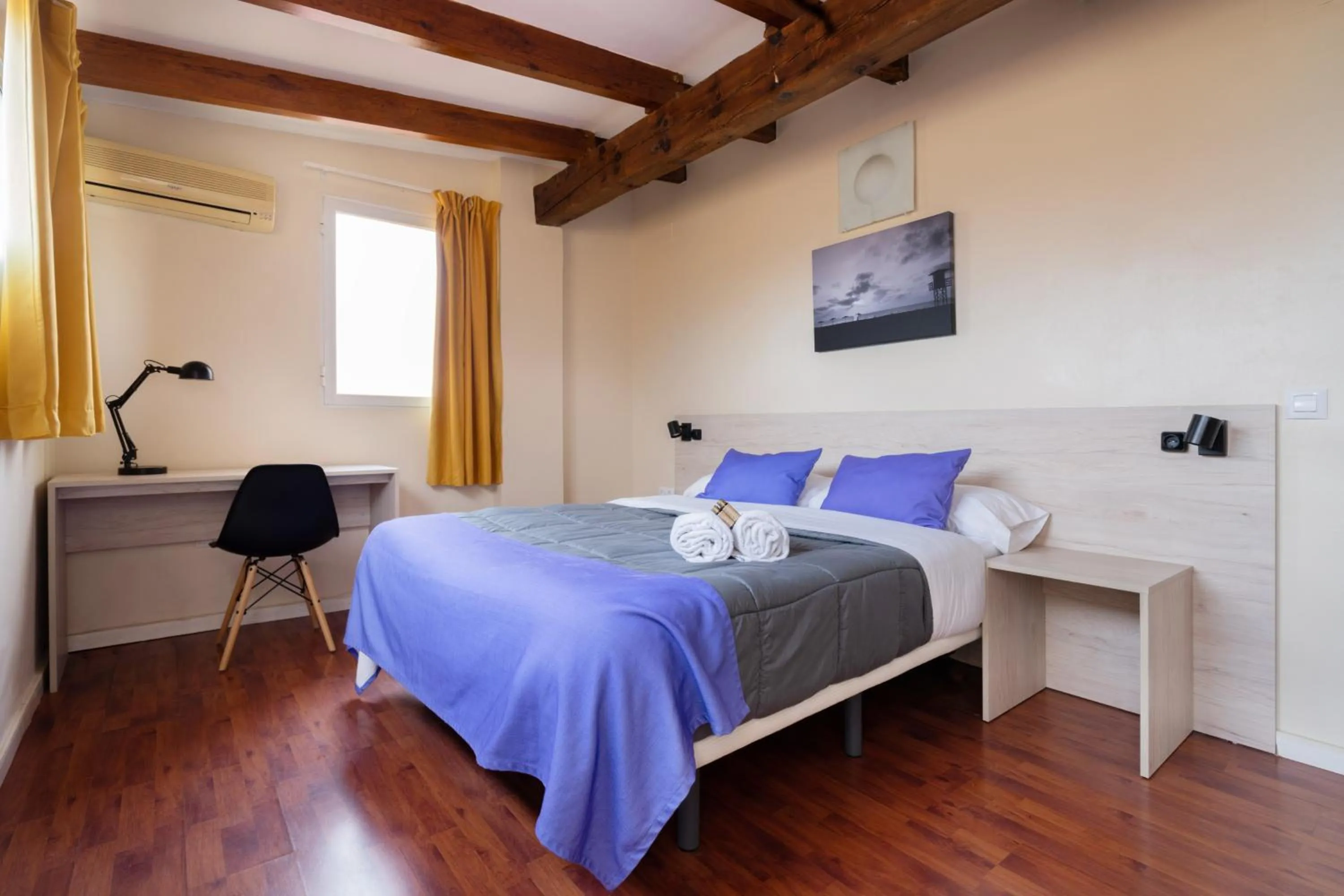 Superior Double Room with Terrace and Shared Bathroom in Purple Nest Hostel